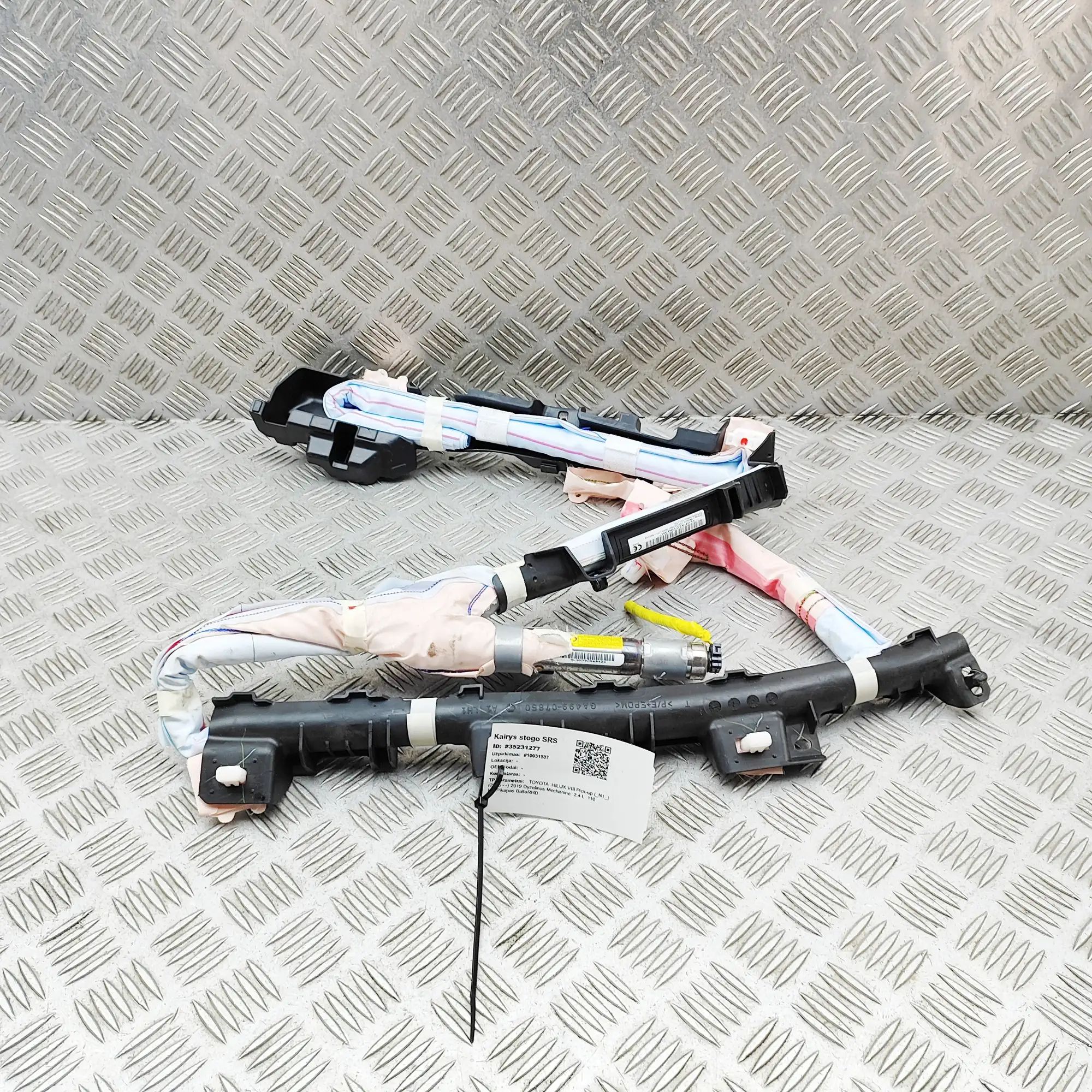 Toyota Hilux Left Side Roof Safety Curtain SRS 62180-0K120 Left Side Roof Safety Curtain SRS T...