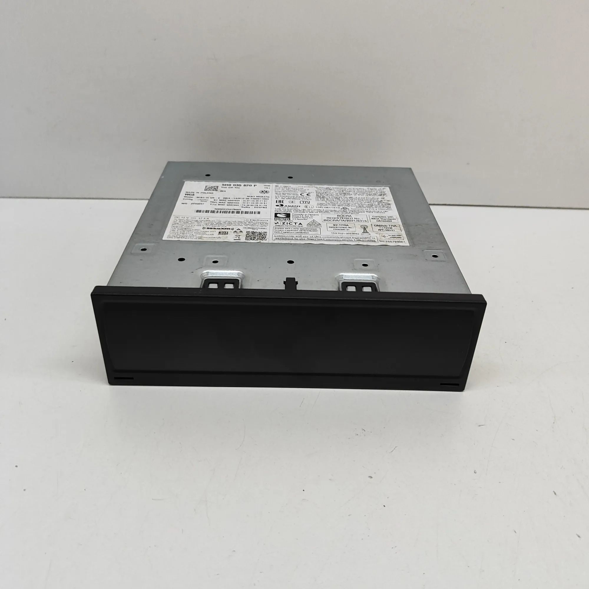 Volkswagen Golf 8 Music Navi CD Radio Player Head Unit 5H0035820, 5H0035820P Music Navi CD Radio Playe...