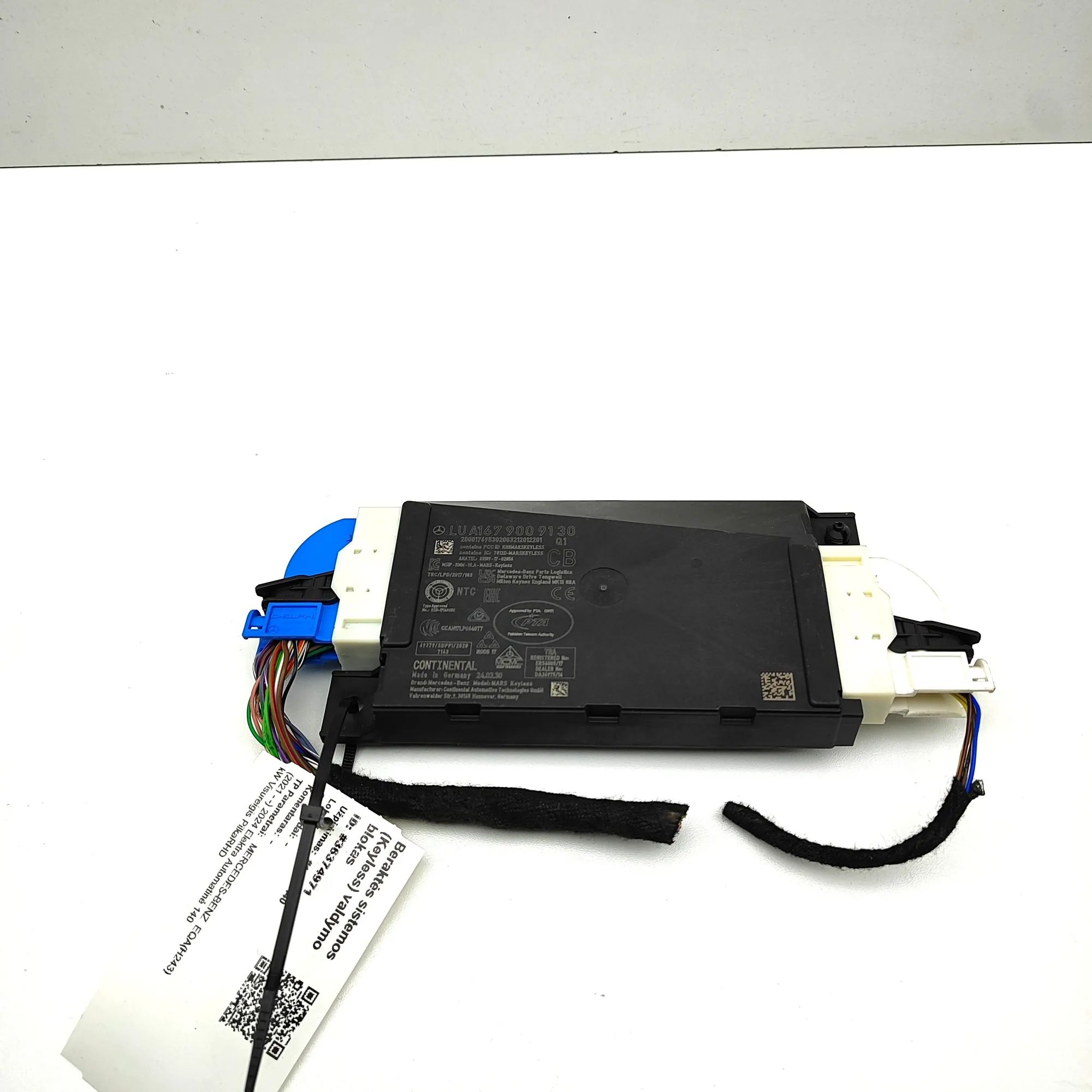 Mercedes-Benz GLA / EQA (H247) Keyless Control Unit A1679009130 Keyless Control Unit MERCEDES-BENZ ...