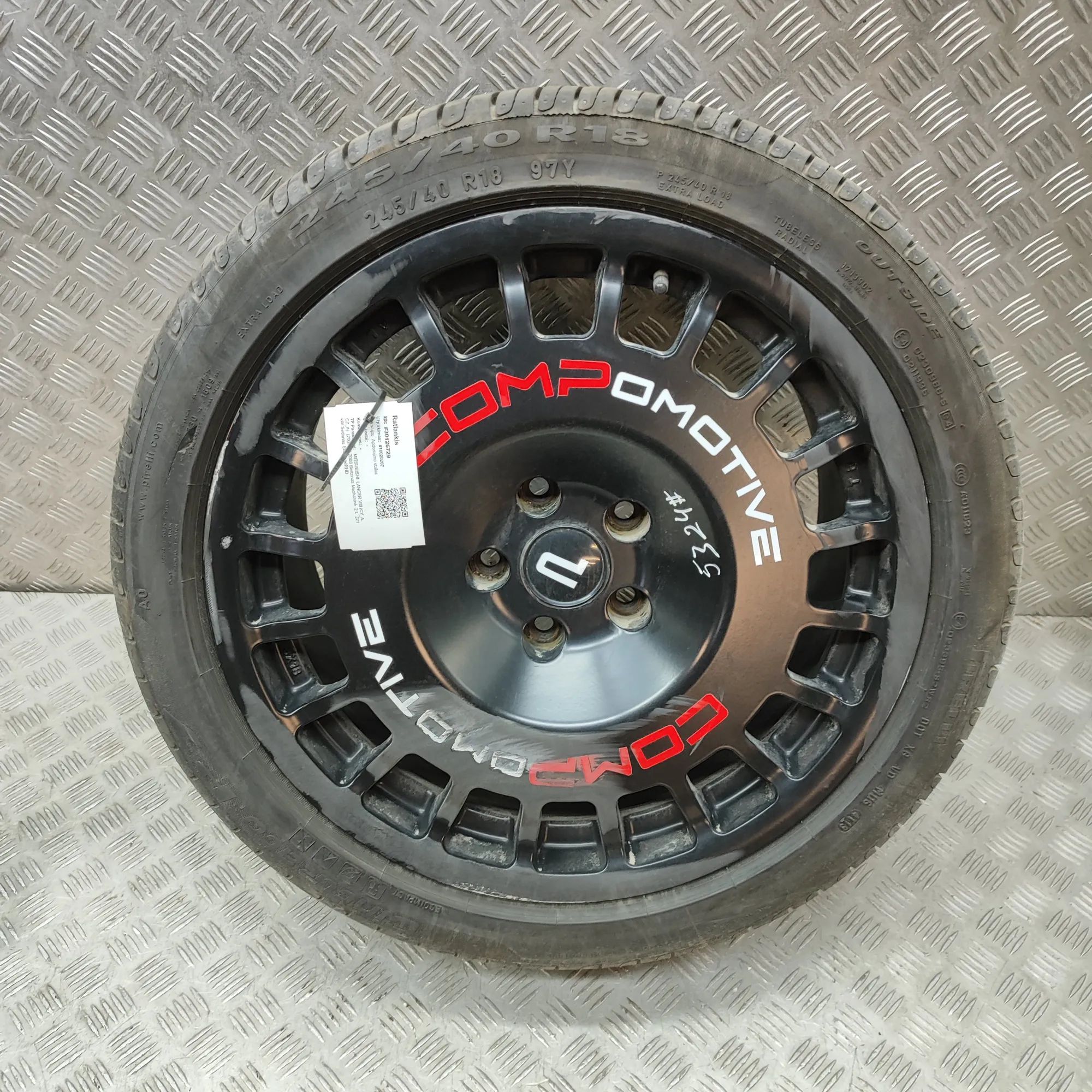 Mitsubishi Lancer Alloy Wheel TH1882 Alloy Wheel MITSUBISHI LANCER (VIII CY_A...