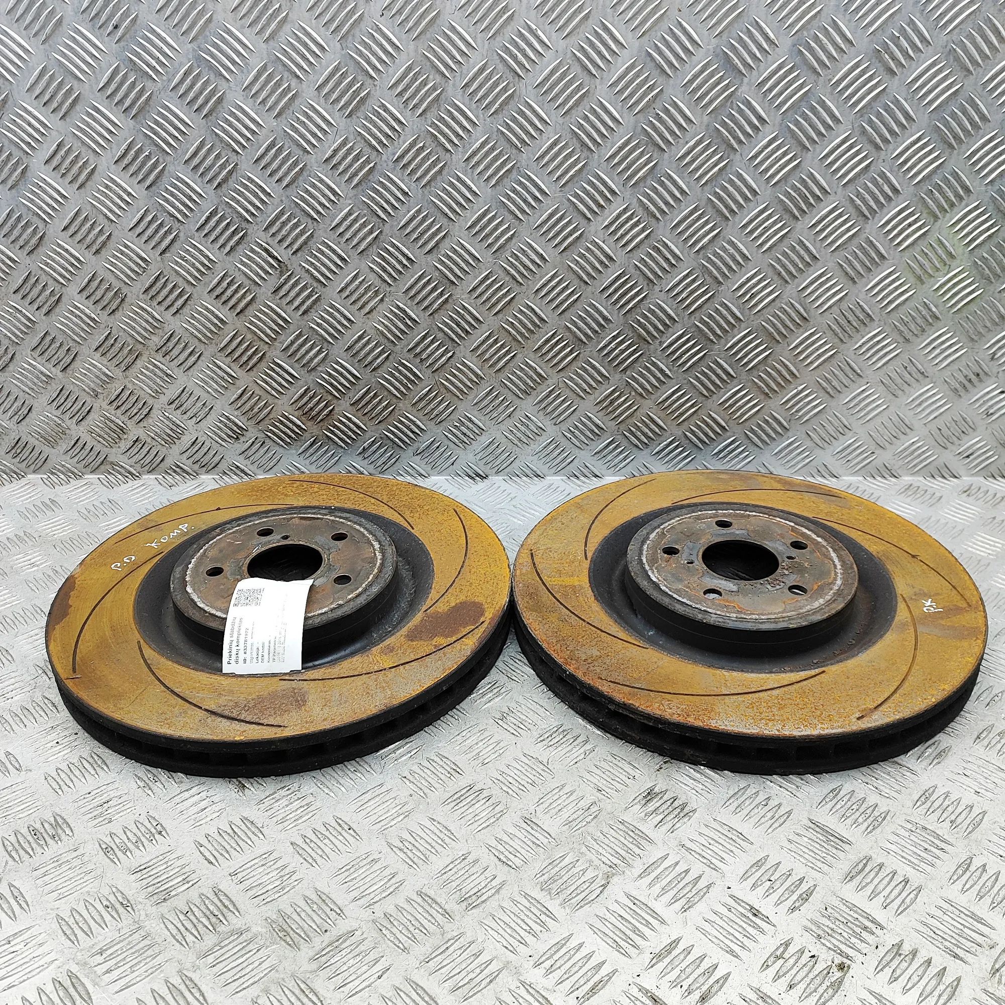 Lexus RC Front Brake Disc Kit 43516-0W020, 43512-0W100 Front Brake Disc Kit L...