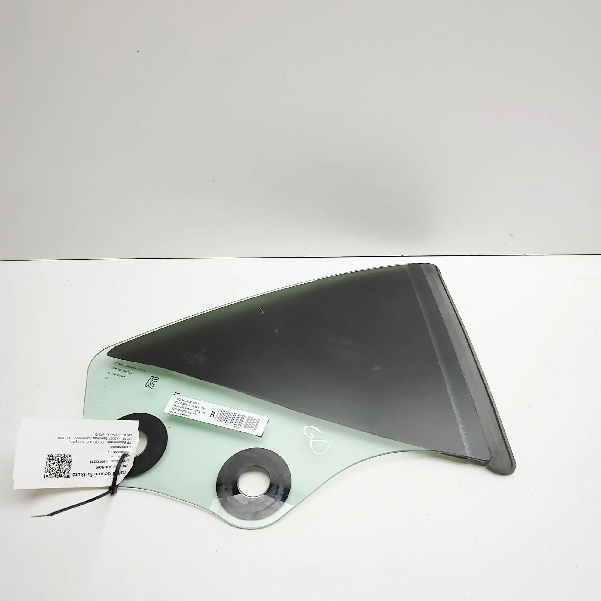 Porsche 911 (992) Rear Right Quarter Window 992845042C Rear Right Quarter Window PORSCHE 91...