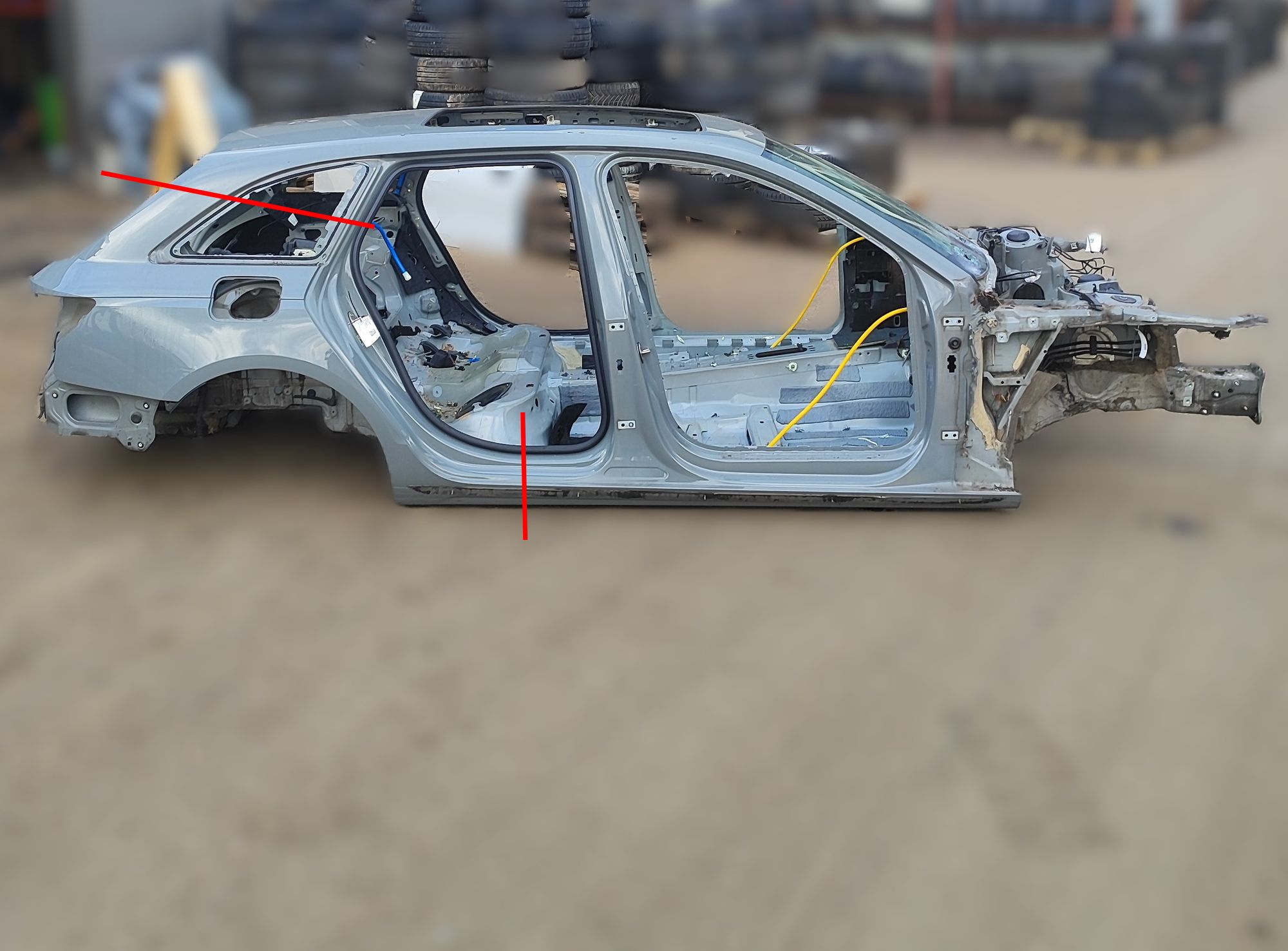 Audi A4 (B9) Rear Right Quarter Panel Rear Right Quarter Panel AUDI A4 (Avant 8W5, B9...