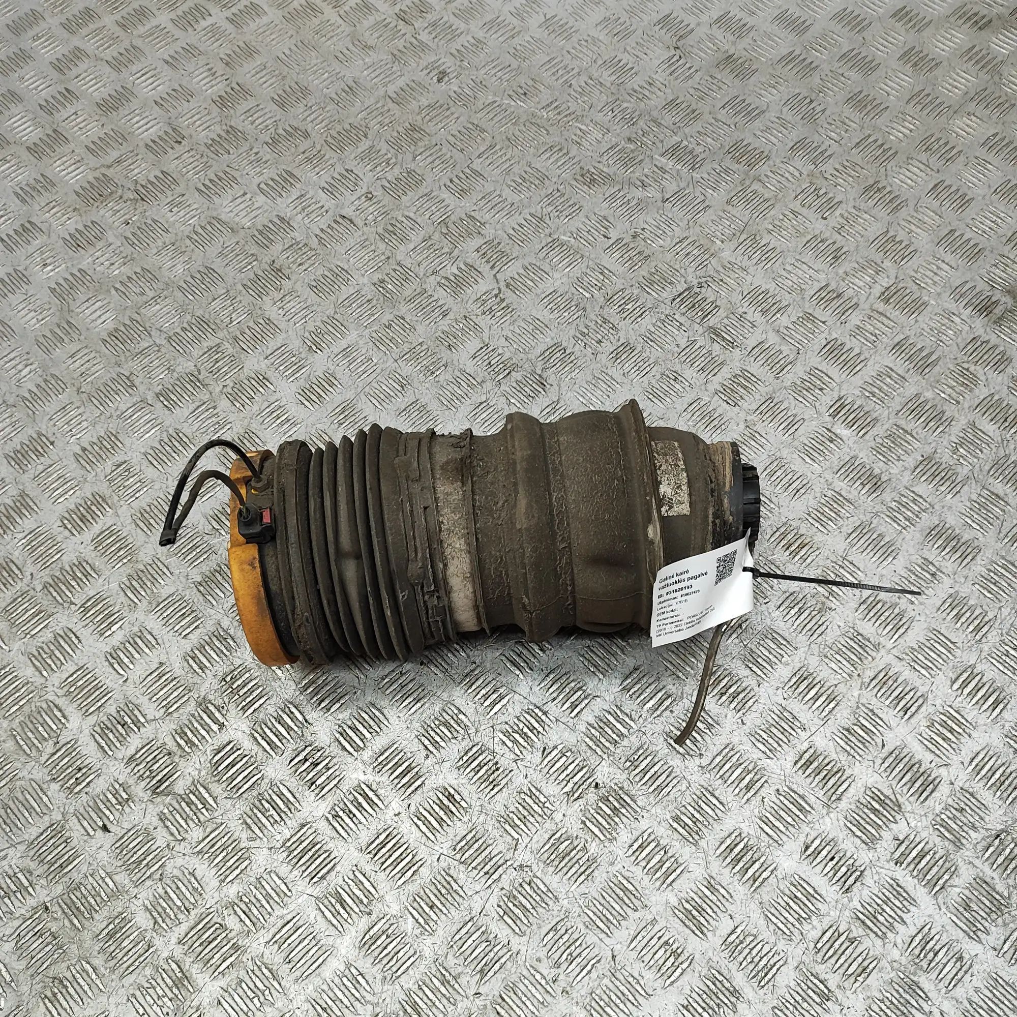 Porsche Taycan Rear Left Air Suspension Spring Bag 9J1616025C Rear Left Air Suspension Spring Bag ...