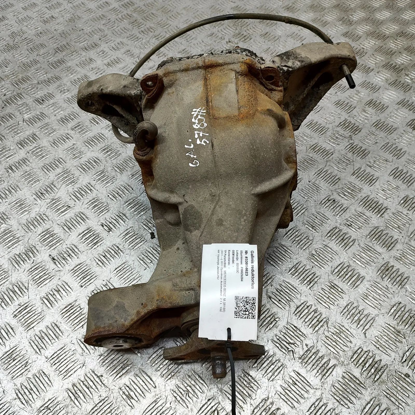 Mercedes-Benz A (W169) задний редуктор A1663504214 Rear Differential MERCEDES-BENZ M-C...