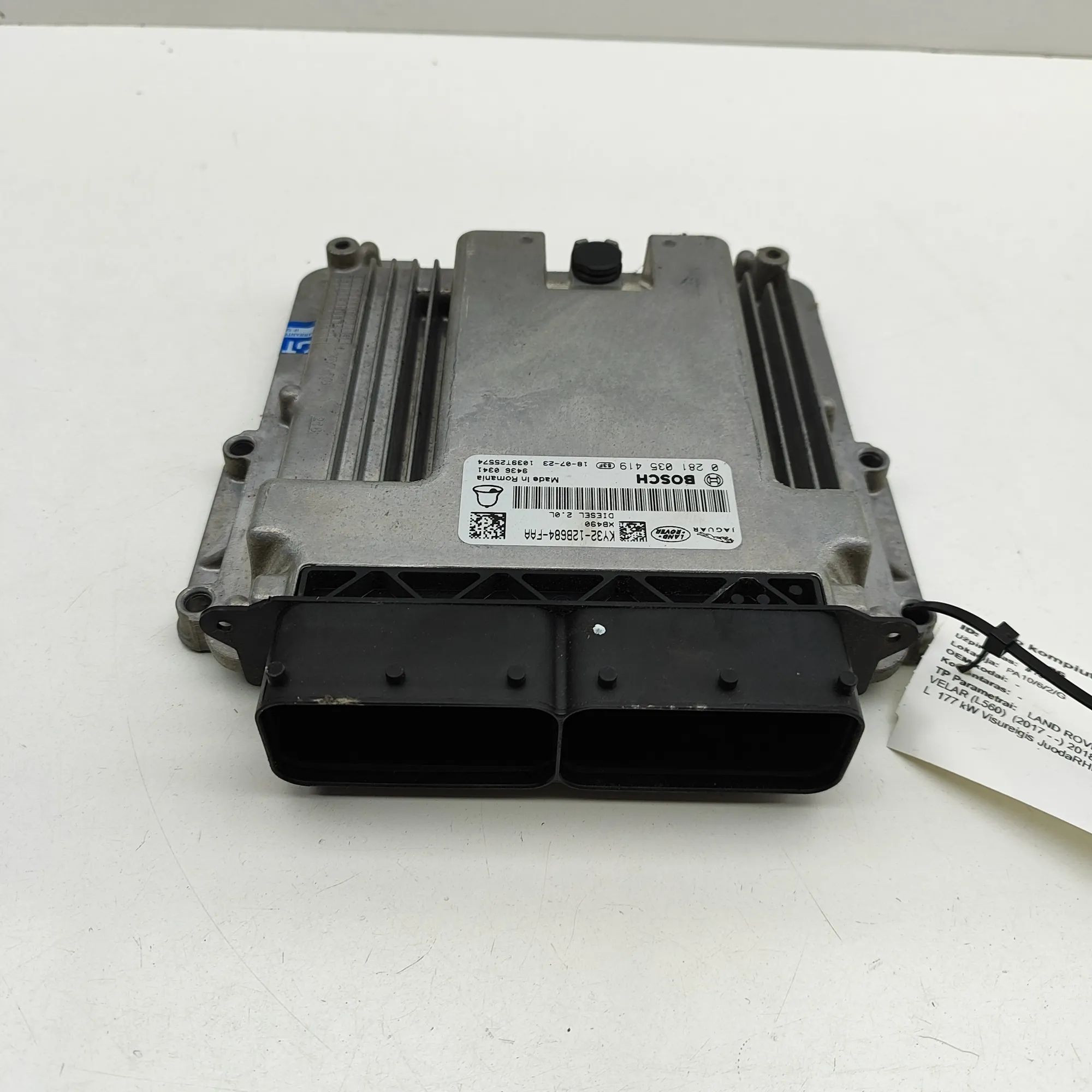 Land Rover Range Rover Velar Engine Control Unit