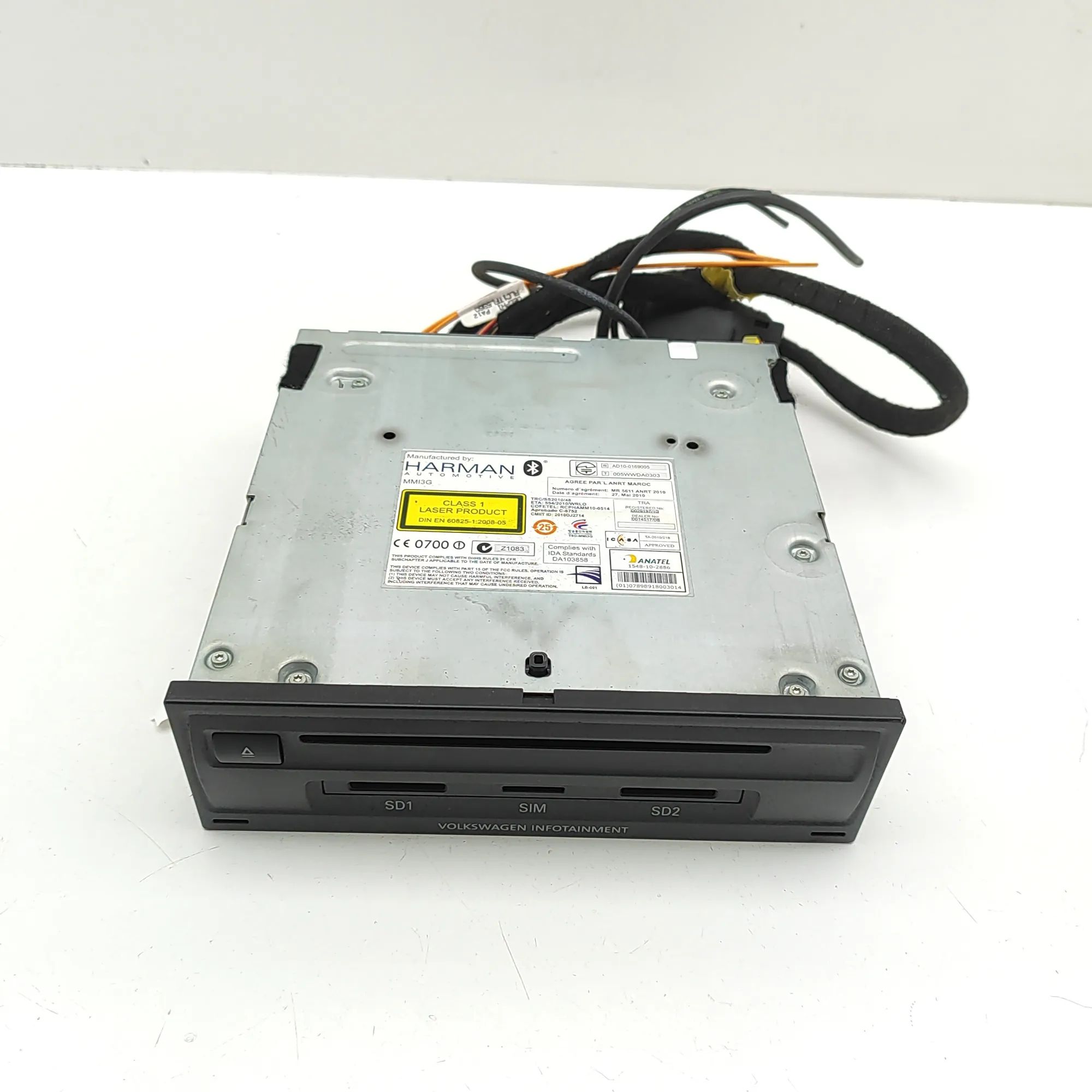Volkswagen Touareg Navigation Control Unit 7P6035670, 7P6035670E Navigation Control Unit V...