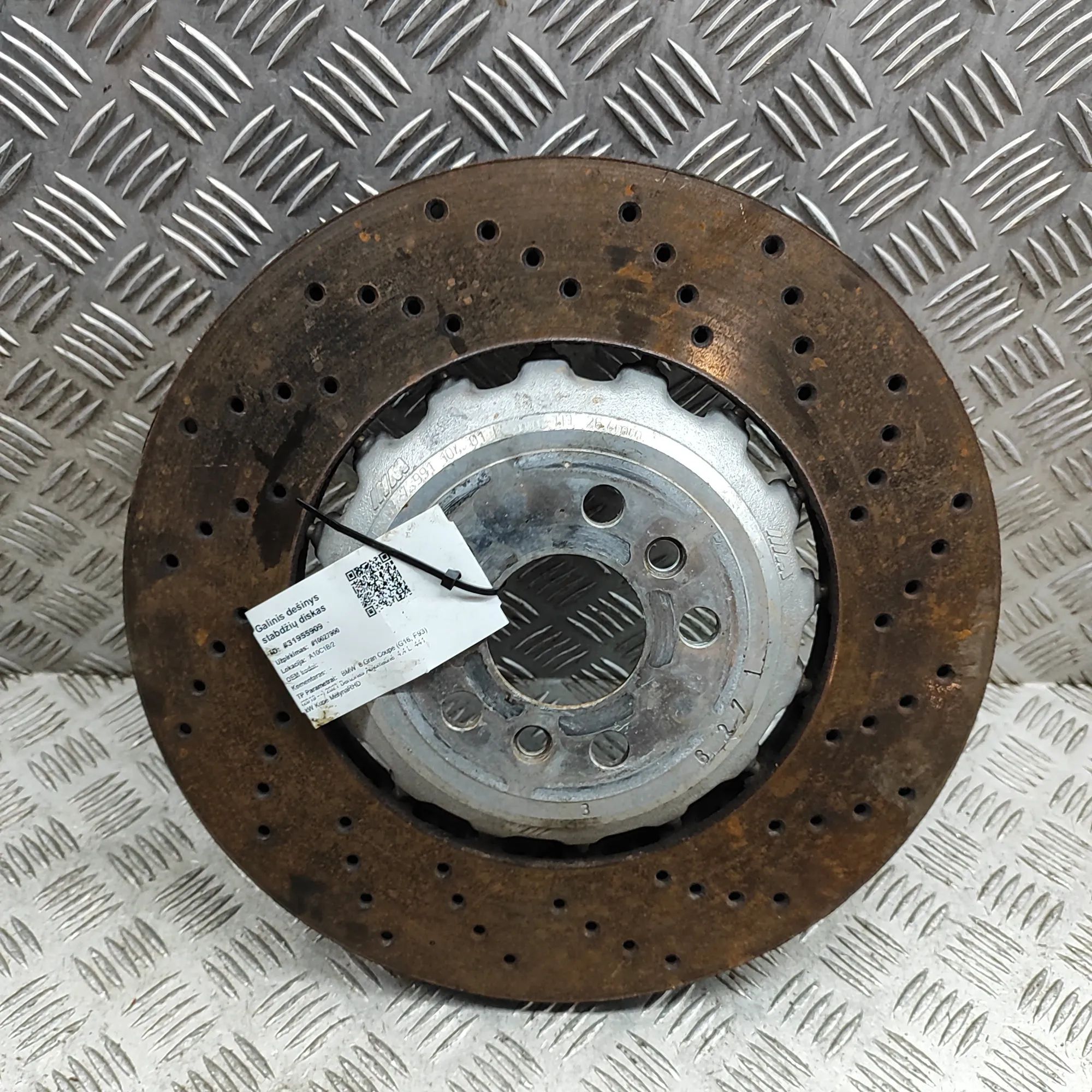 BMW 8 (G15) Rear Right Brake Disc 7991104 Rear Right Brake Disc BMW 8 SERIES (Gra...