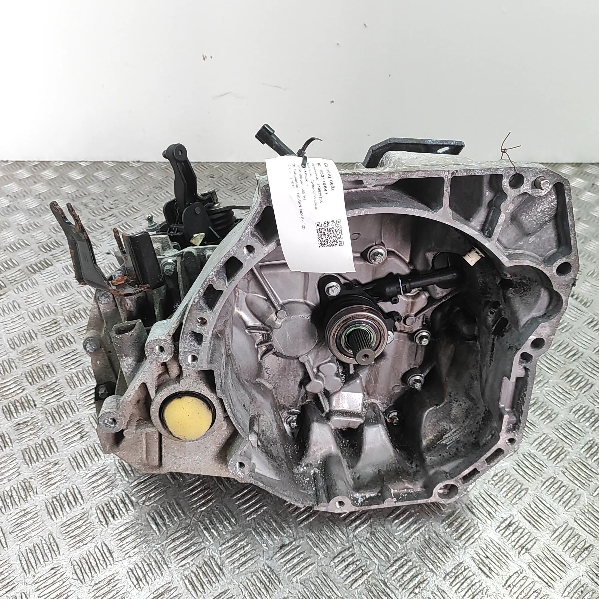 Nissan Note (E12) Gearbox JH3-323, 8200137170 Gearbox NISSAN NOTE (E12) (...
