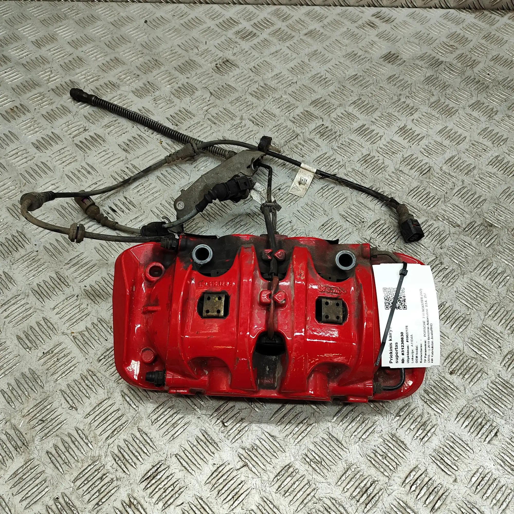 Porsche Boxster (981) Front Left Brake Caliper 9P1615123B, 982615105D Front Left Brake Caliper...