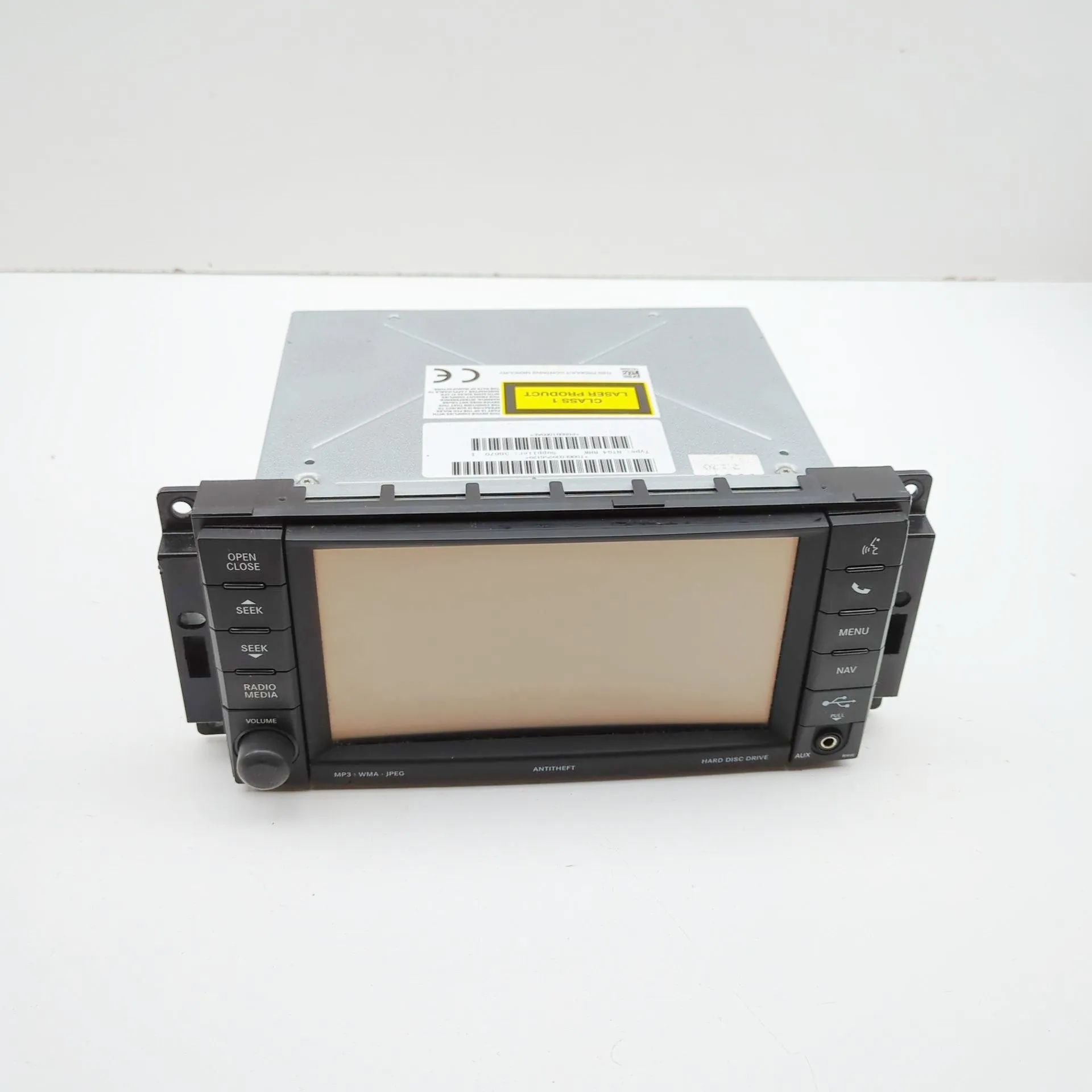 Jeep Compass Music Navi CD Radio Player Head Unit 68091003AE, P68091003AE Music Navi CD Radio Pla...