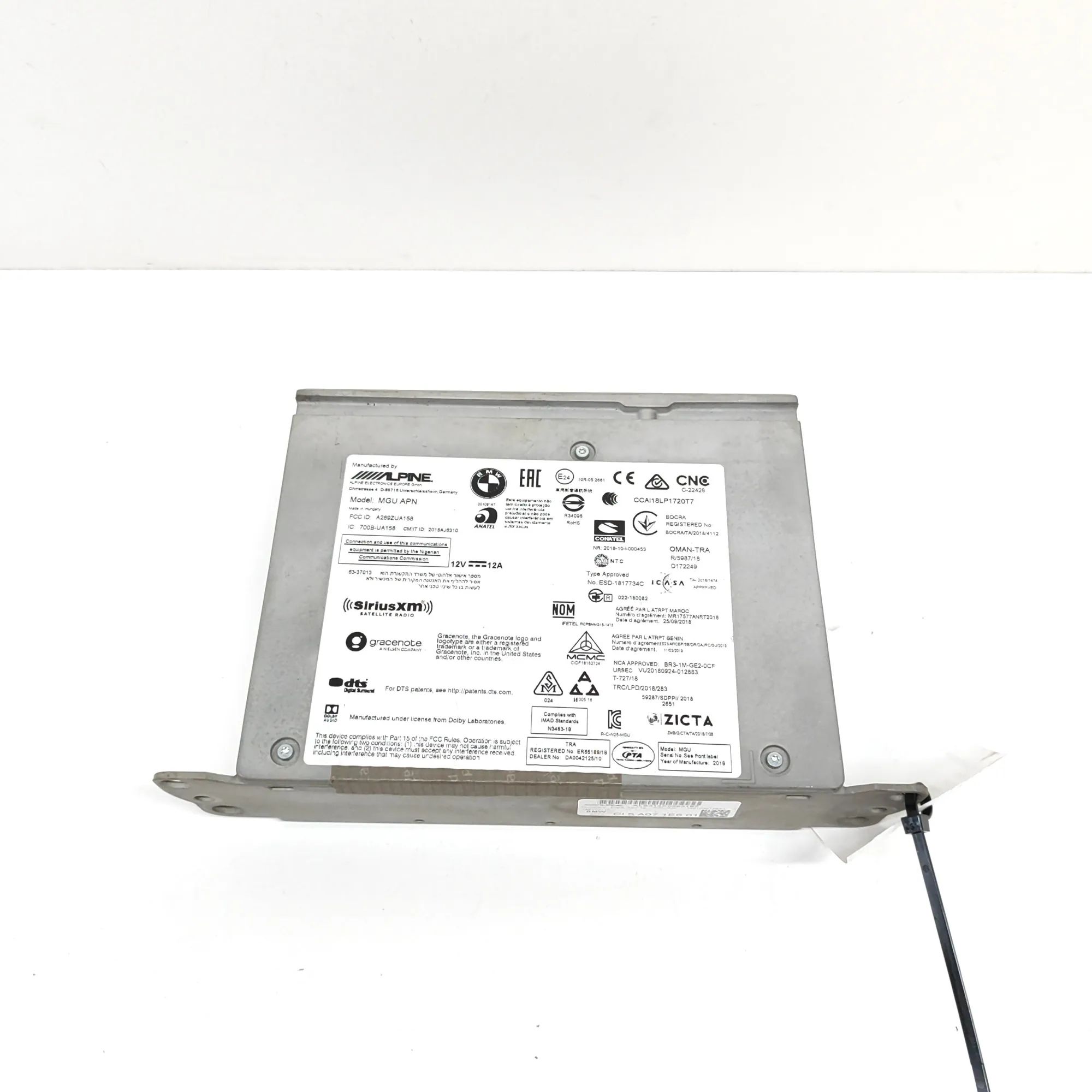 BMW 5 (G30 / G31) Music Navi CD Radio Player Head Unit 5A071E6 Music Navi CD Radio Player Head Unit BM...