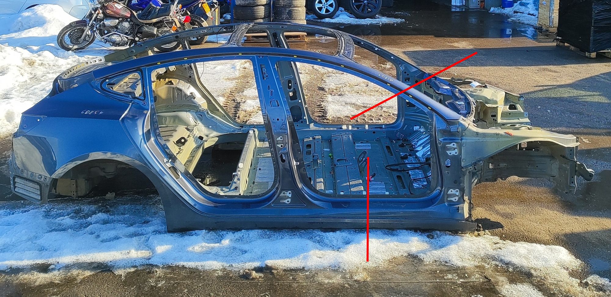 Tesla Model 3 Front Right Quarter Panel Front Right Quarter Panel TESLA MODEL 3 (2018-....