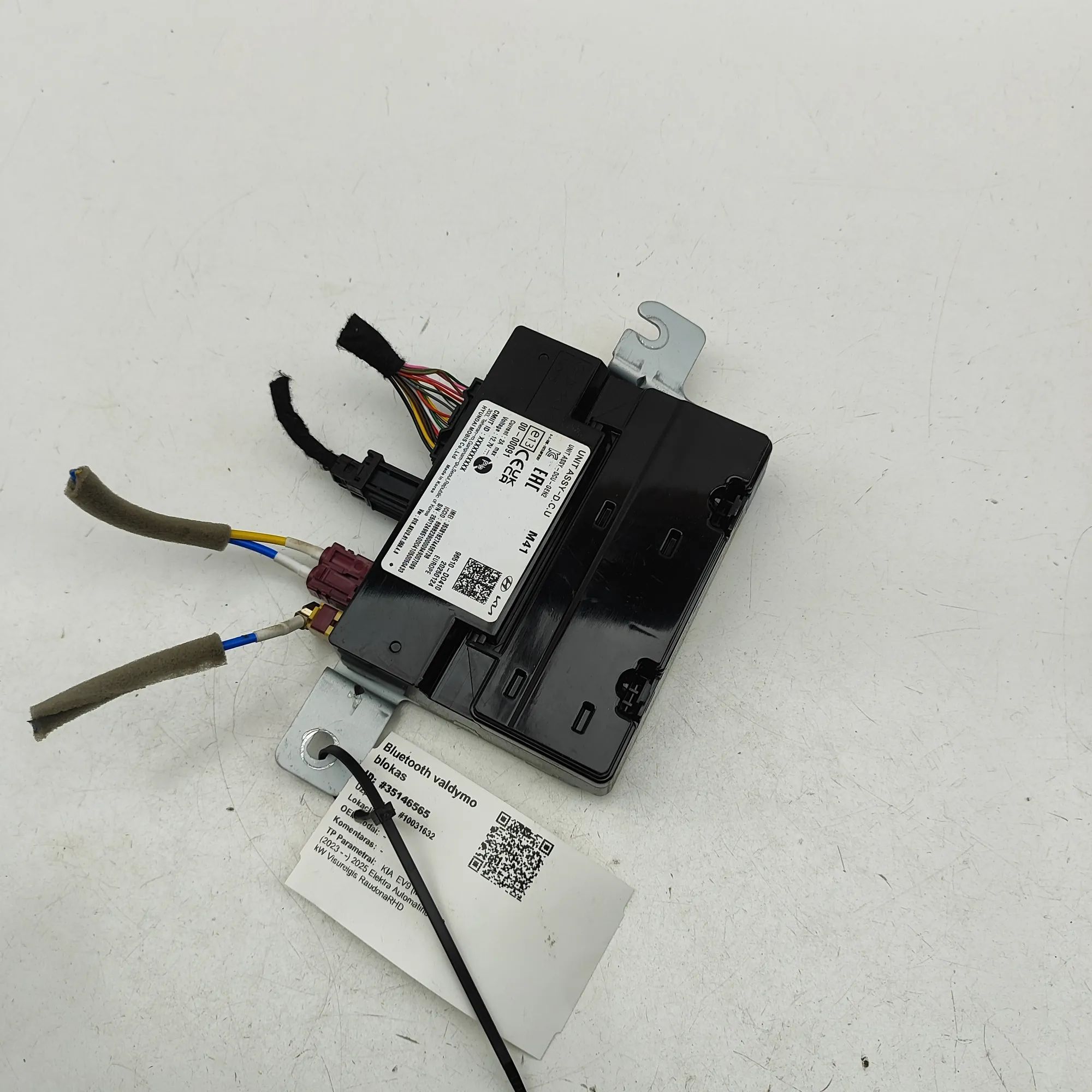 Kia EV9  Bluetooth Control Unit 96510-DO410 Bluetooth Control Unit KIA EV9 (MV)...
