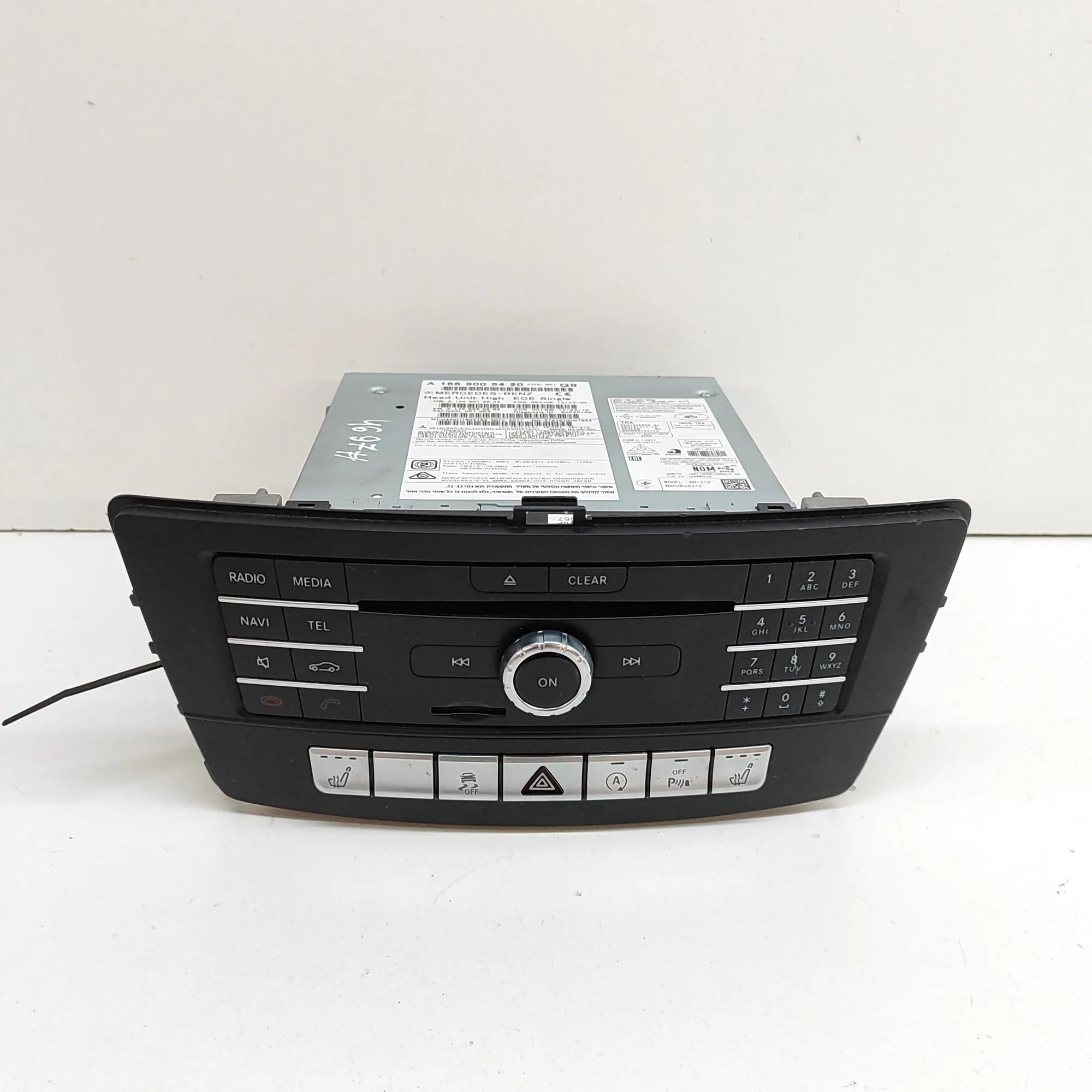 Mercedes-Benz ML / GLE (W166) Music Navi CD Radio Player Head Unit A1669010805, A1769020602, A2929051700, A1669005...