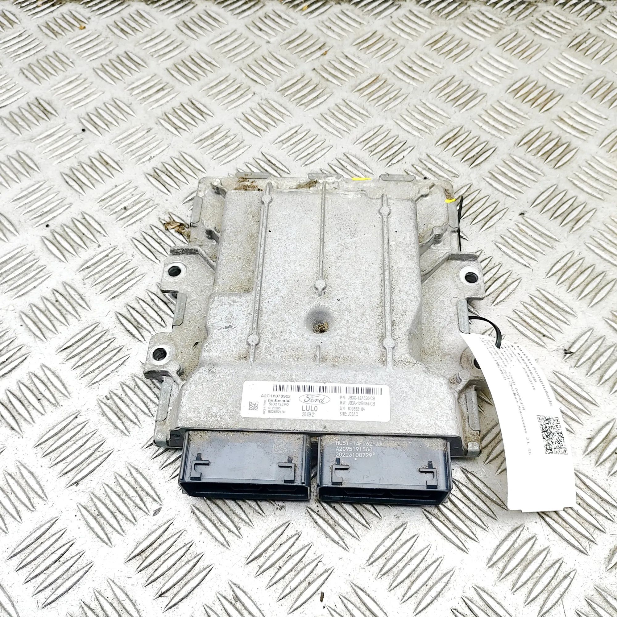 Ford Ranger Engine Control Unit JB3G-12A650-CB Engine Control Unit FORD RANGER ...
