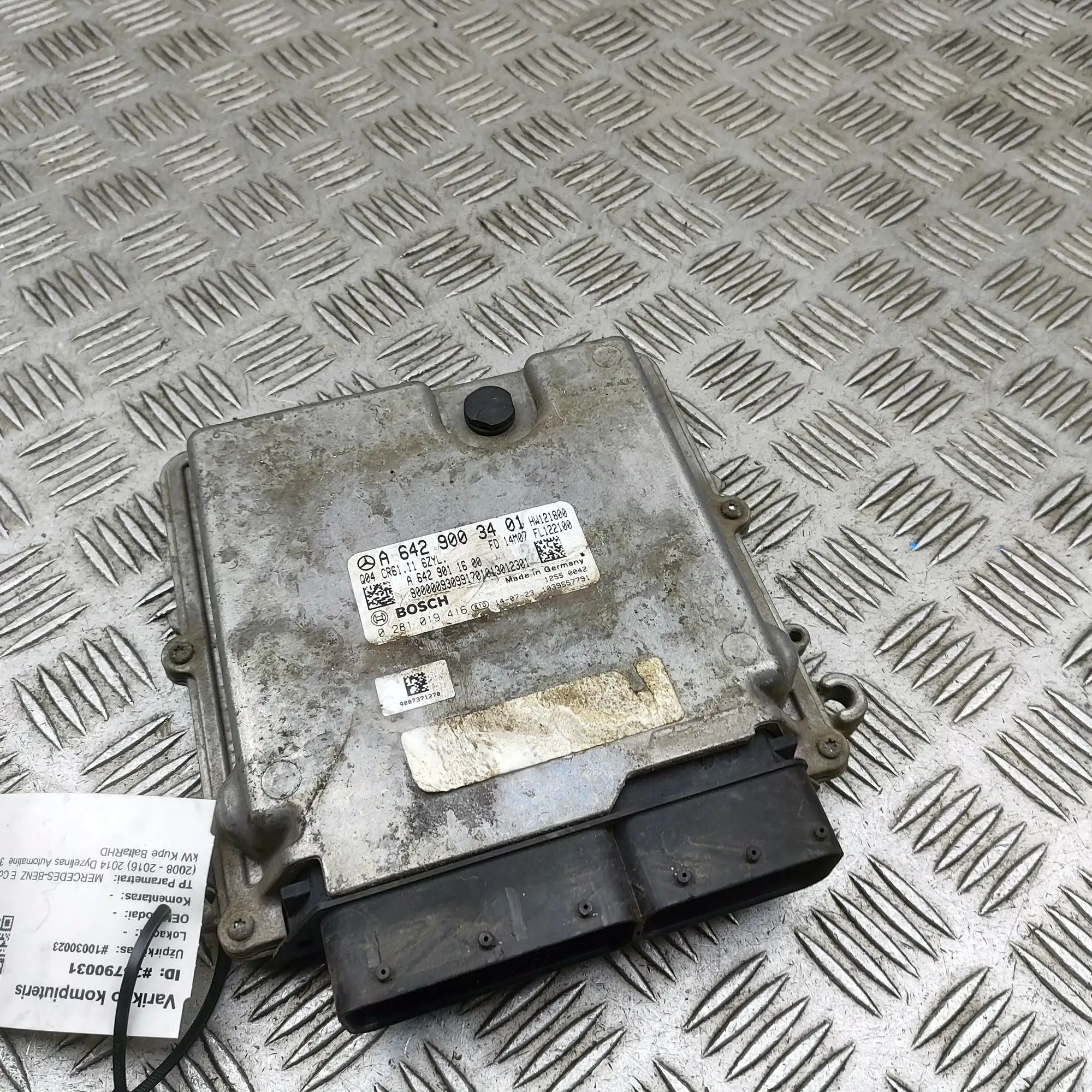 Mercedes-Benz S Coupe (C217) Engine Control Unit 0281019416, A6429011600, A6429003401 Engine Con...