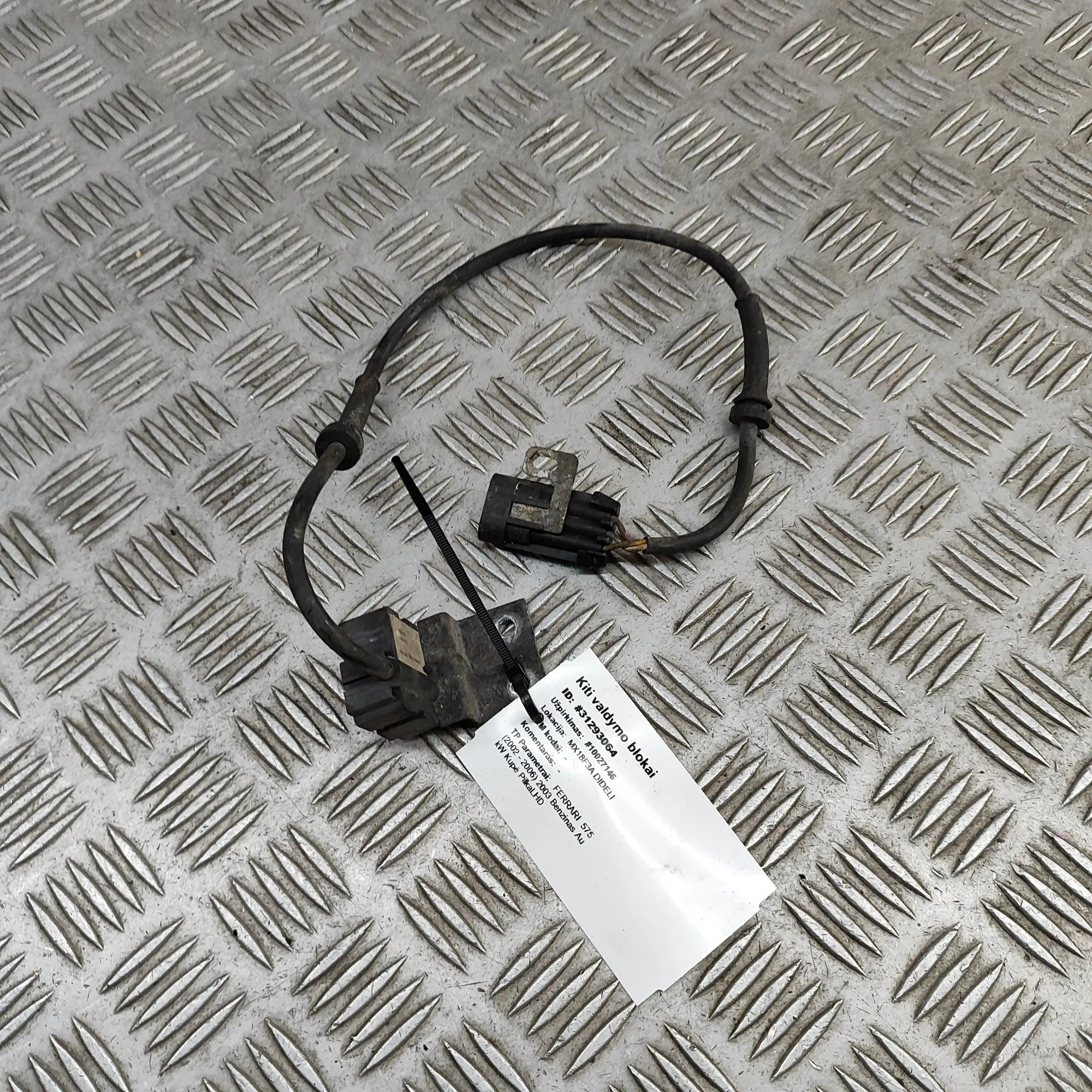 Acceleration sensor Brand/Model: FERRARI 575
Year: 2003
Engine: 550...