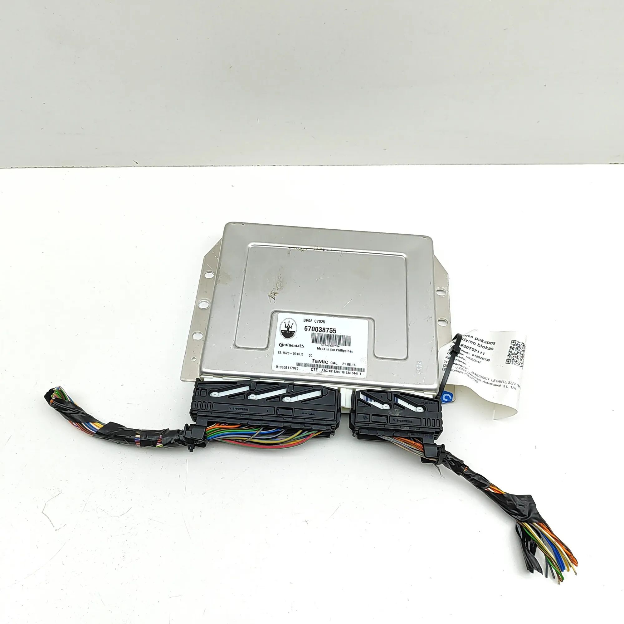 Maserati Levante Suspension Control Unit A2C74818202, 670038755 Suspension Control Unit ...
