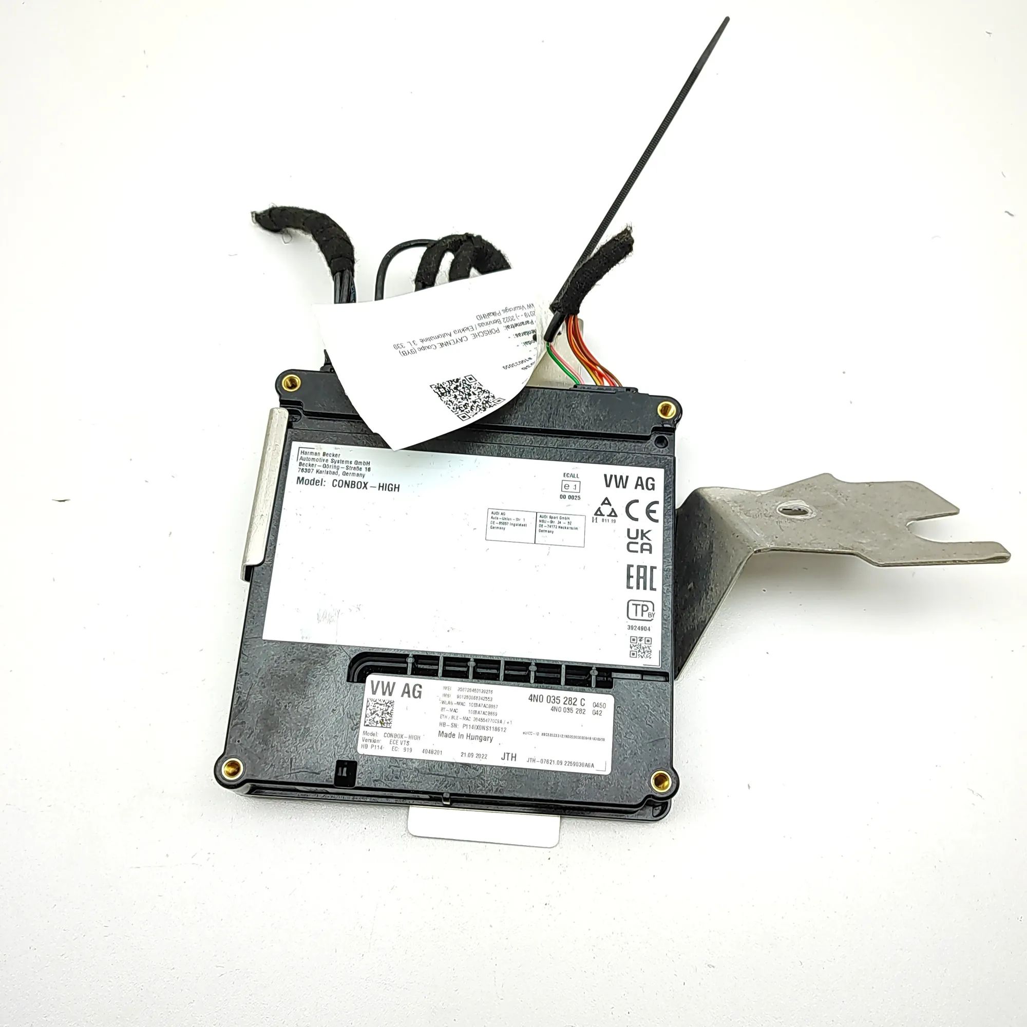 Porsche Cayenne Phone control unit 4N0035282, 9Y0819541B, 4N0035282C Phone Control...