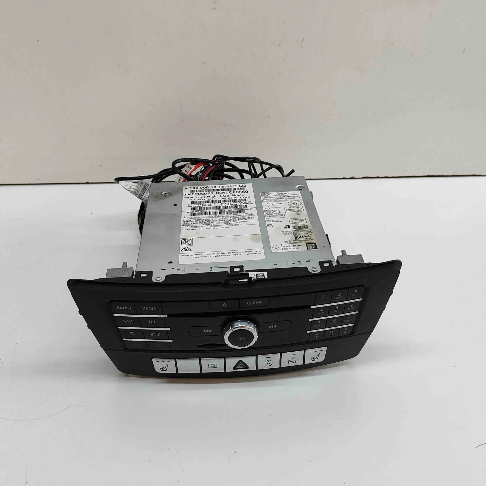Mercedes-Benz ML / GLE (W166) Music Navi CD Radio Player Head Unit A1669010805, A2129024811, A1669001818 Music Nav...