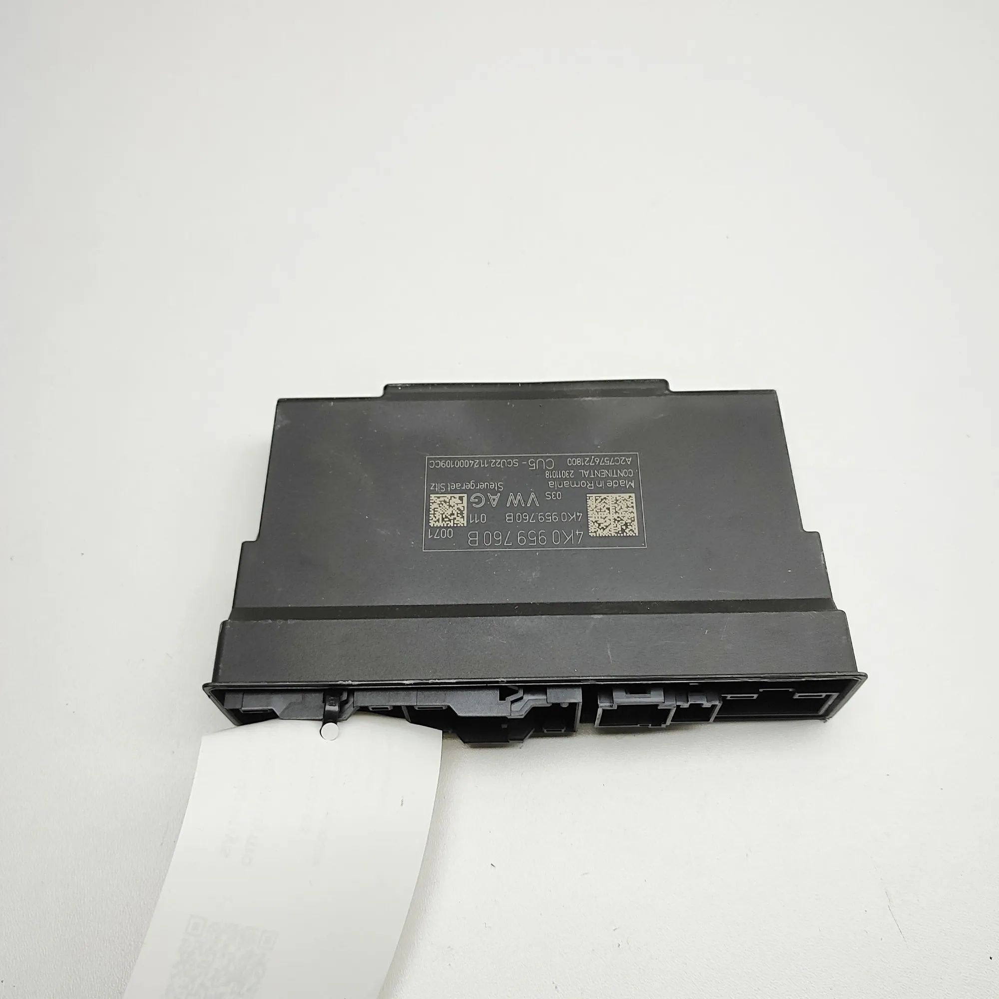 Porsche 911 (992) Front Right Seat Control Unit A2C7576721800, 4K0959760B Front Right Seat Cont...