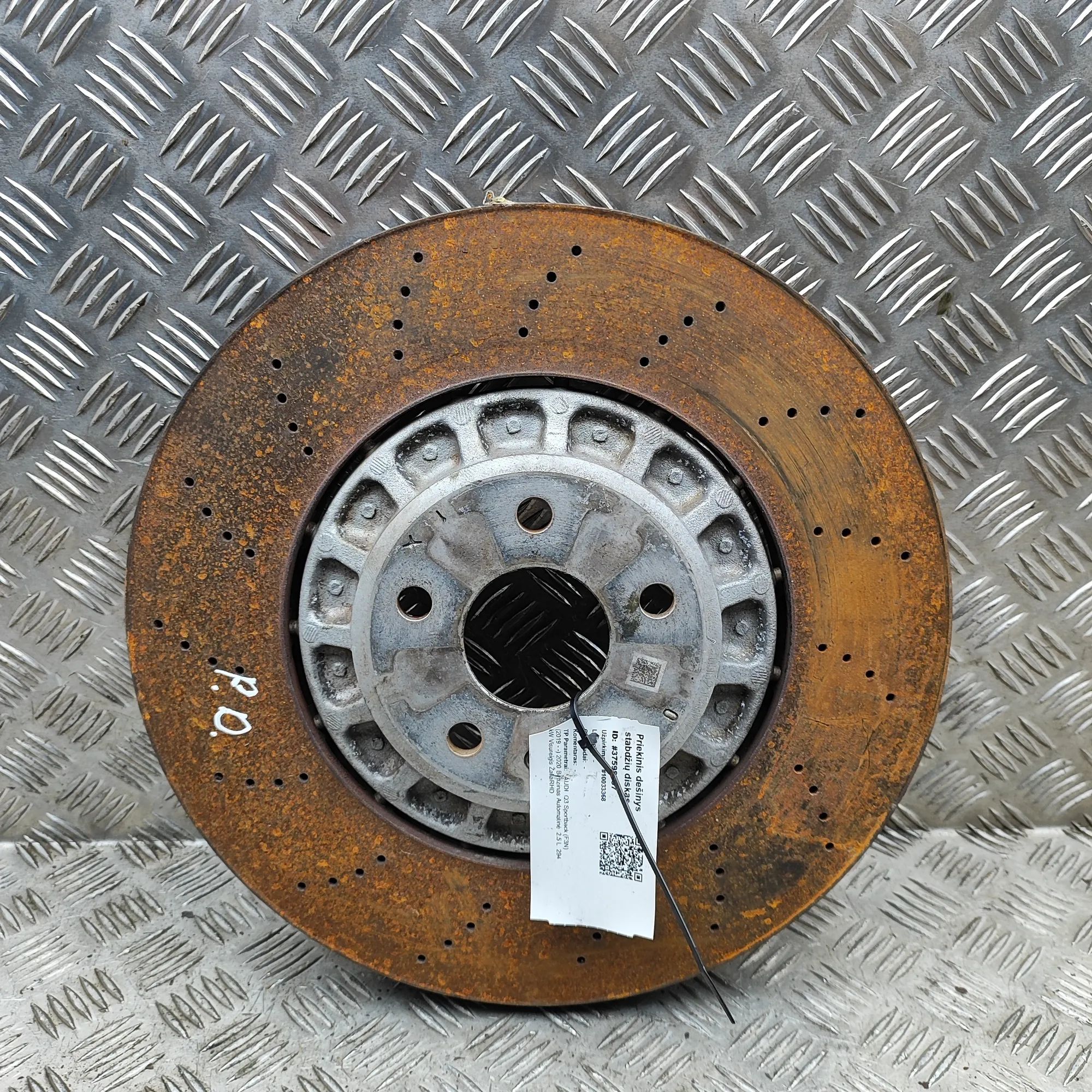 Audi Q3 (F3) Front Right Brake Disc 4M0615301, 4M0615301BJ Front Right Brake Disc A...