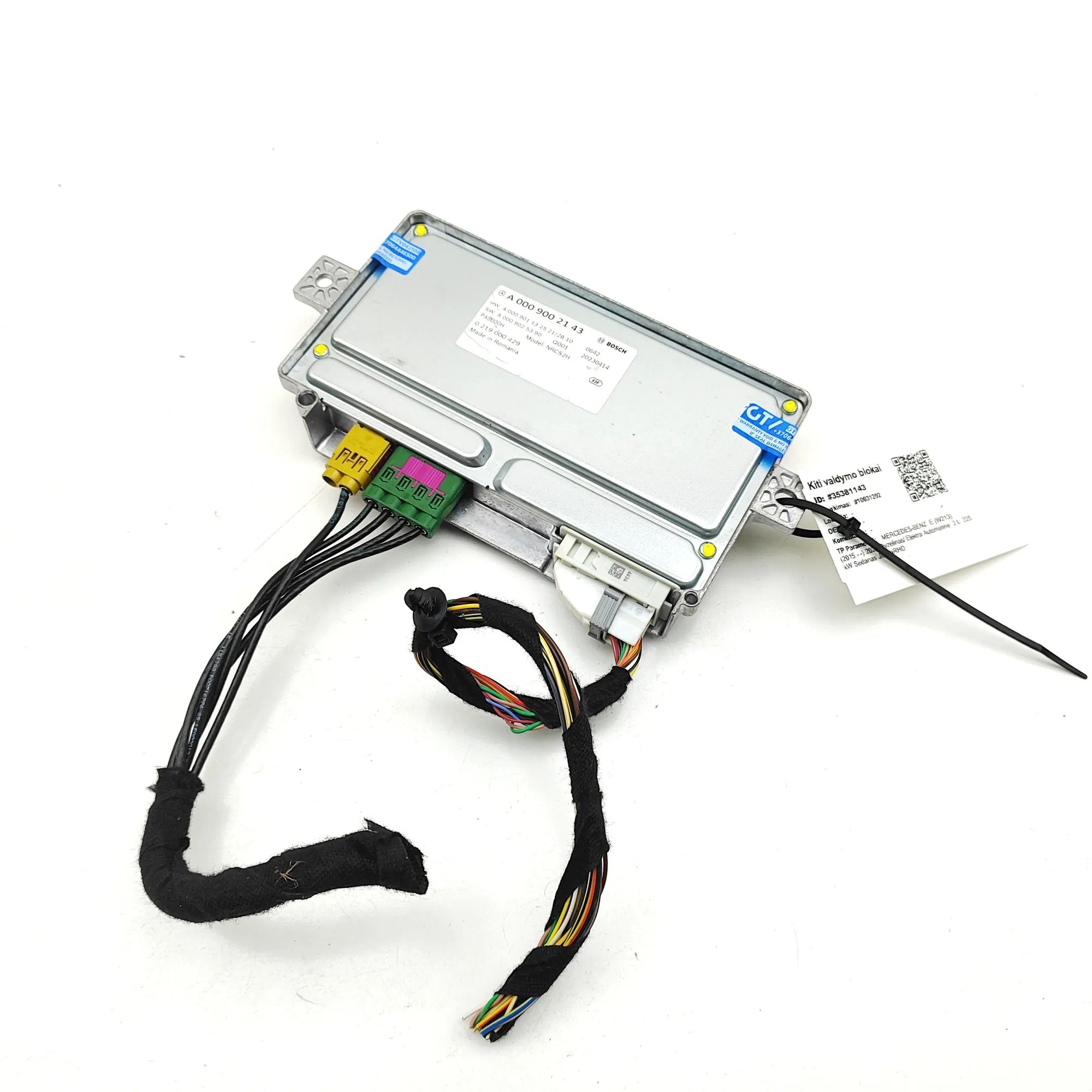 Mercedes-Benz A (W177) Other Control Units A0009002143 Other Control Units MERCEDES-BENZ E...
