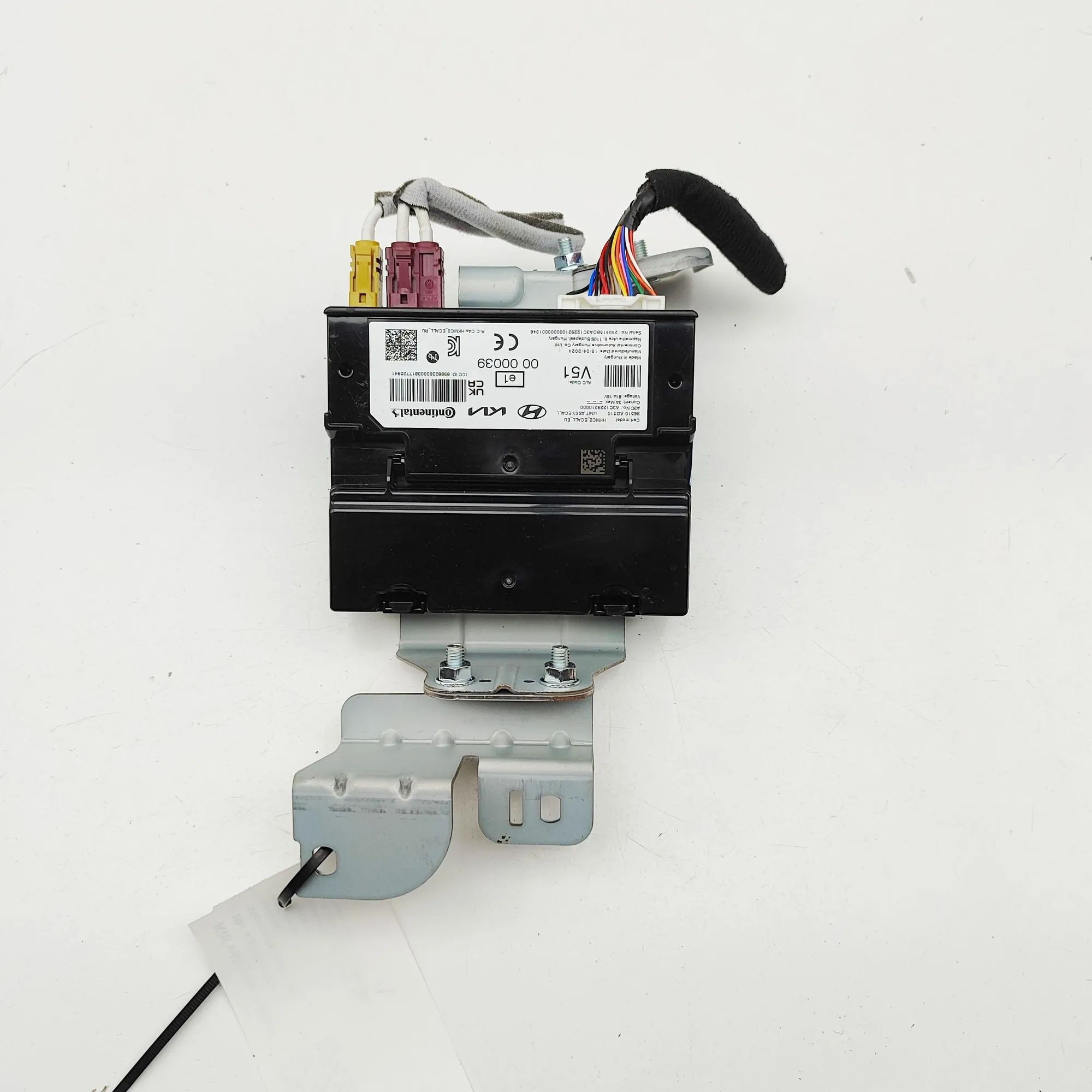 Kia Niro Phone control unit A3C1229210000, 96510-AO510 Phone Control Unit K...