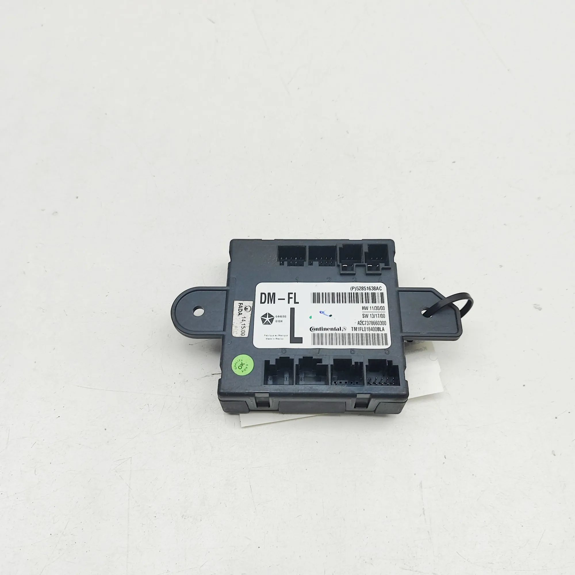 Maserati Ghibli Front Left Door Control Unit A2C7378660300, 52851638AC Front Left Door Contr...