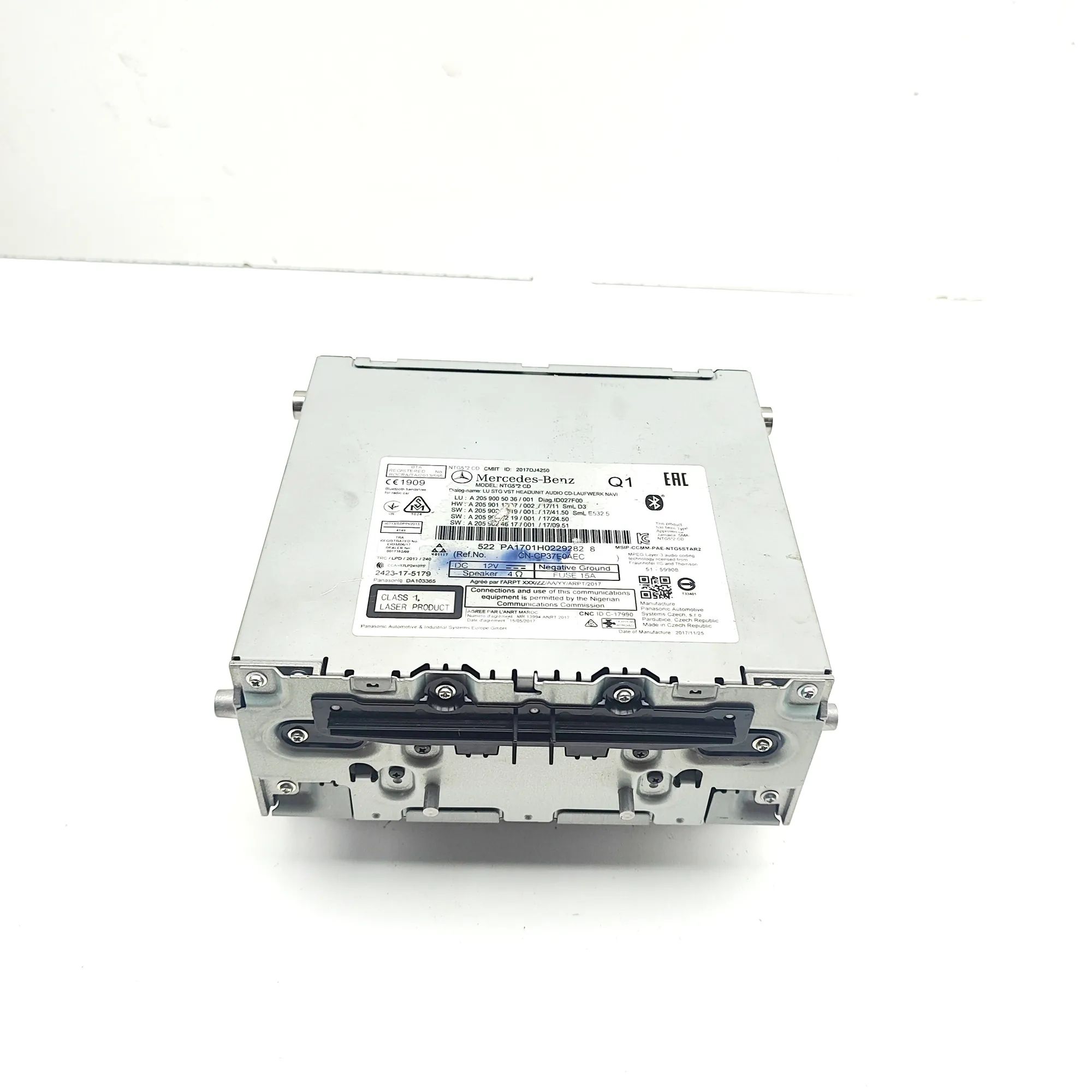 Mercedes-Benz A (W176) Music Navi CD Radio Player Head Unit A2059005036, A2059011717, A2059011717002, A2059...