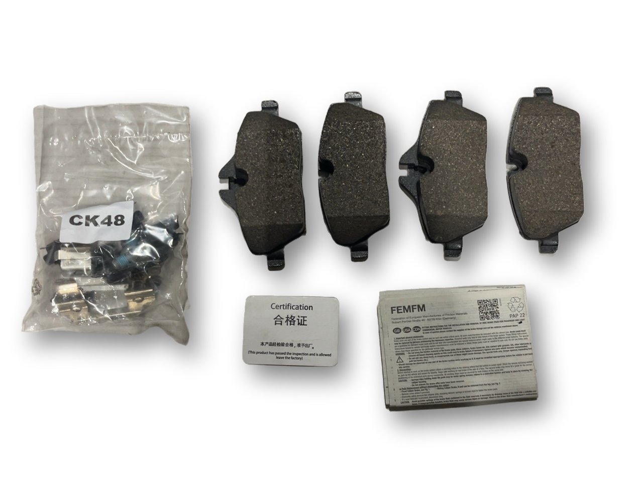 BMW 5 / i5 (G60 / G61) Brake pads (front) BMW MINI Cabrio R57, MINI Cabrio R57 LCI, MINI ...