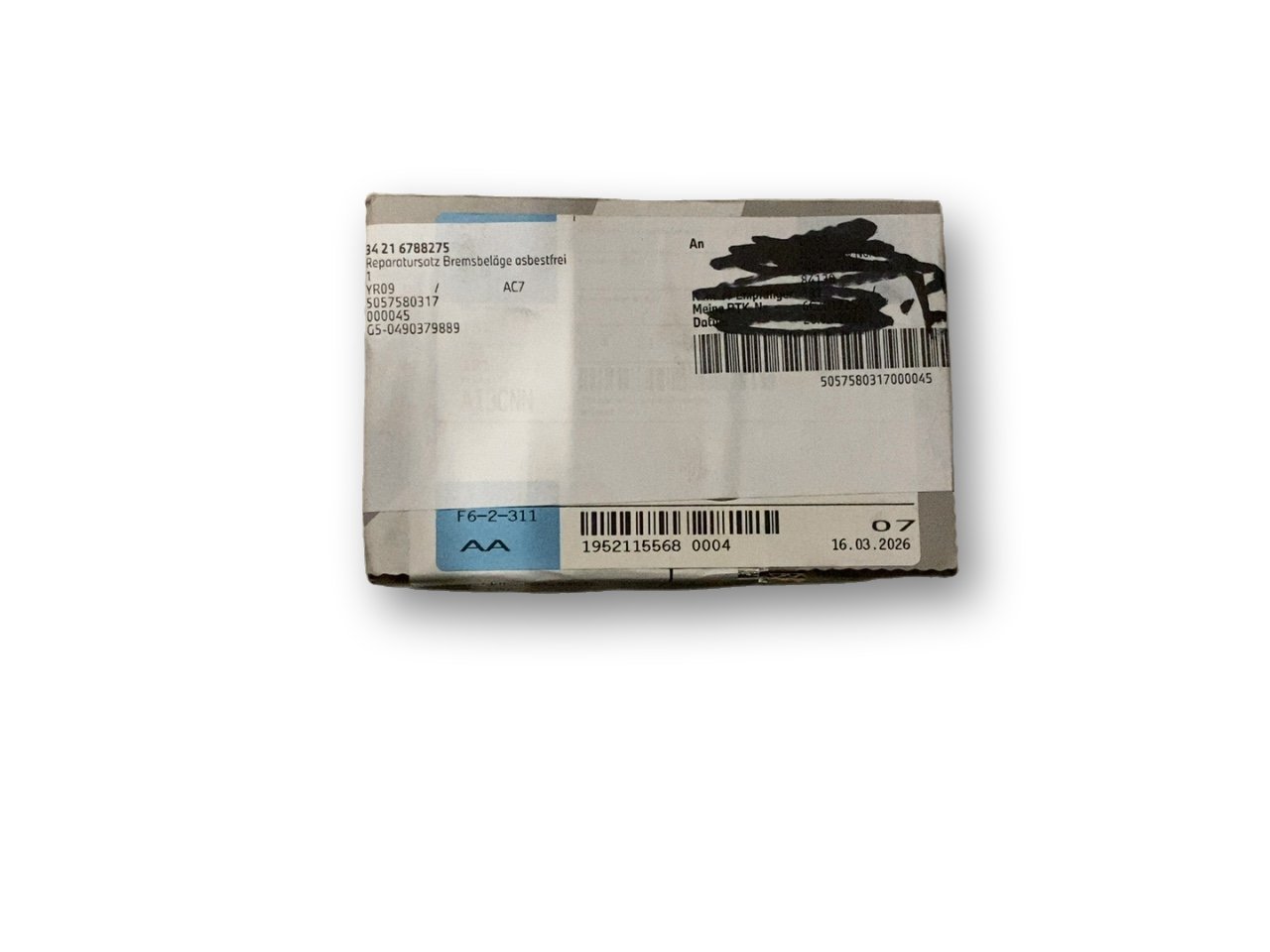 BMW Z4 (E89) Brake pads (rear)