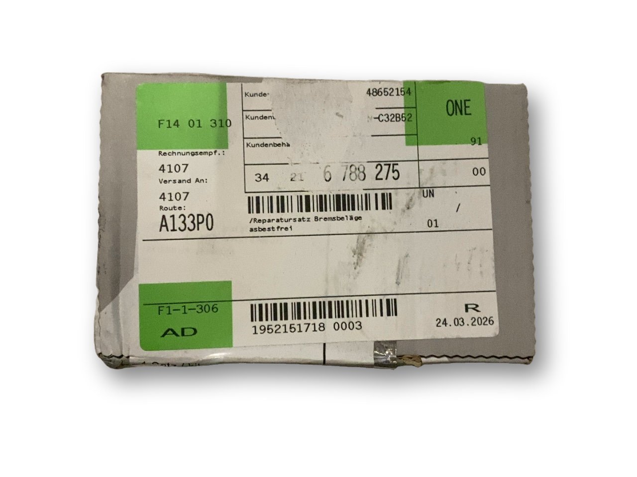 BMW Z4 (E89) Brake pads (rear)
