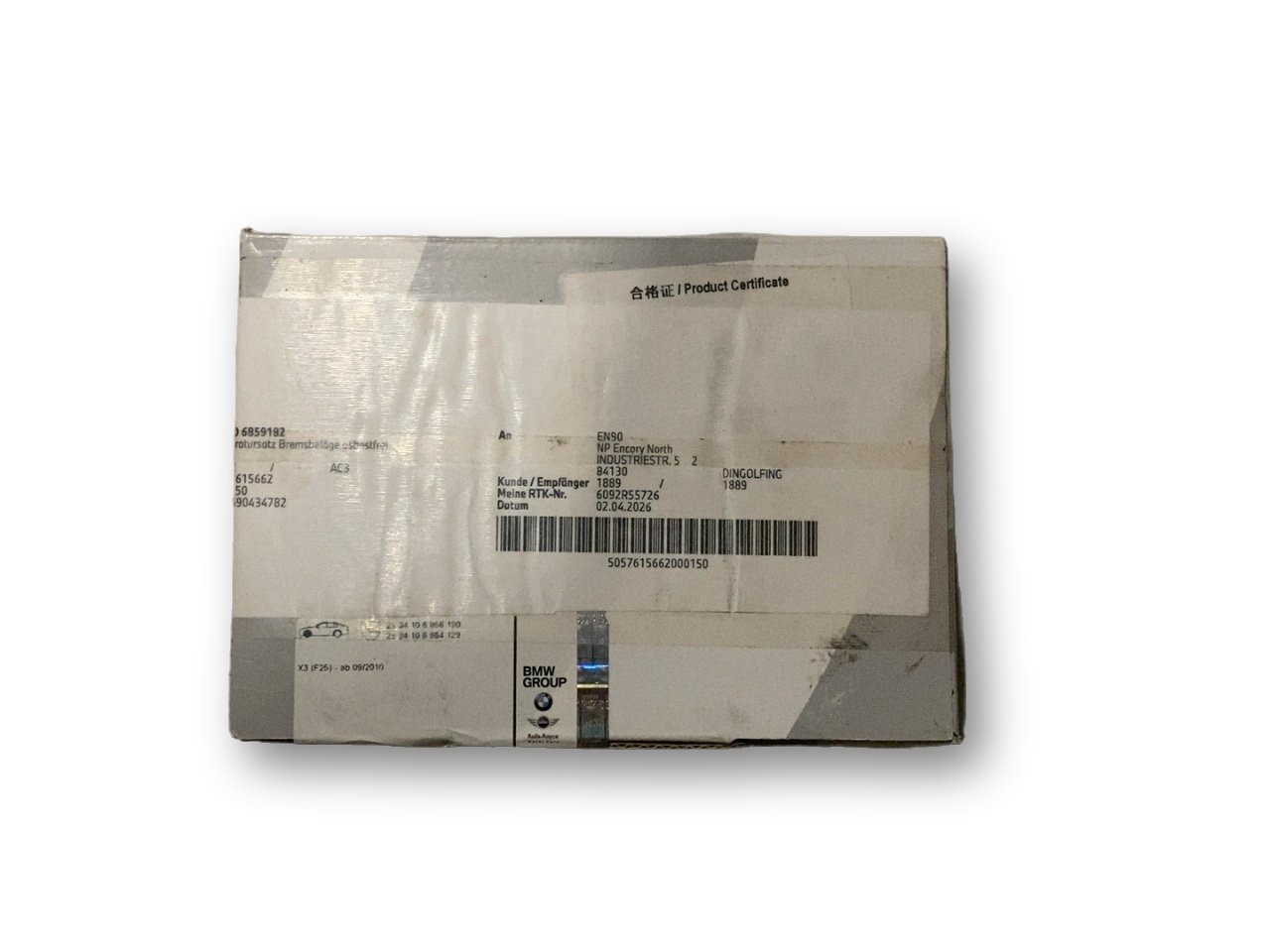 BMW X3 (F25) Brake pads (front)