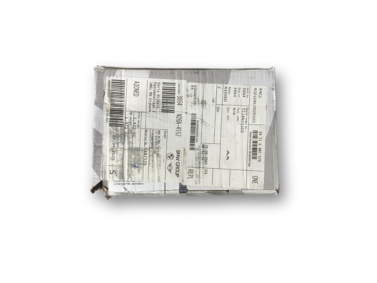 BMW 3 (F30 / F31) Brake pads (rear)