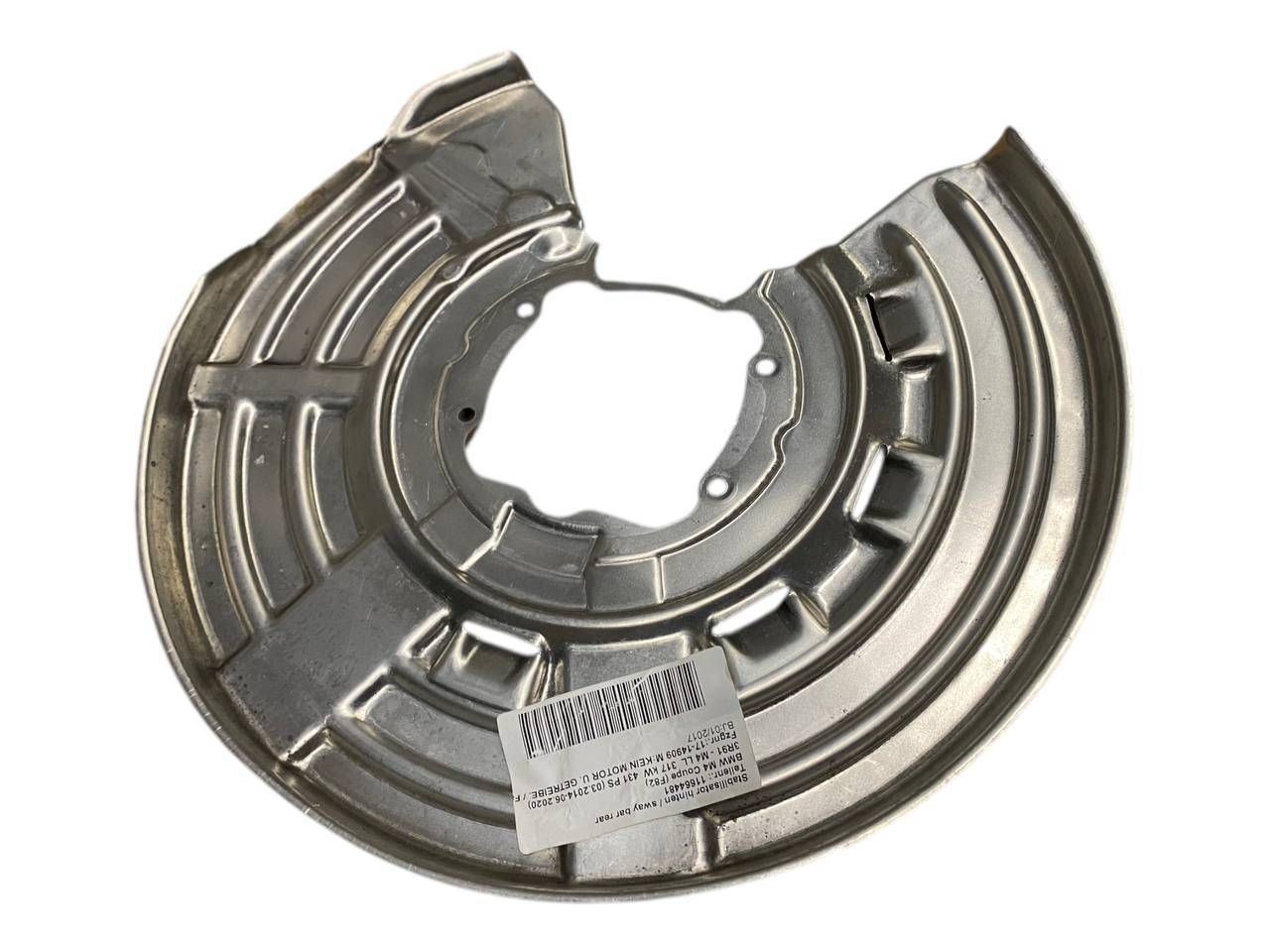 BMW 4 (F32 / F33 / F36) Rear brake disc plate dust cover BMW 4 SERIES Rear brake disc plate dust cover O...