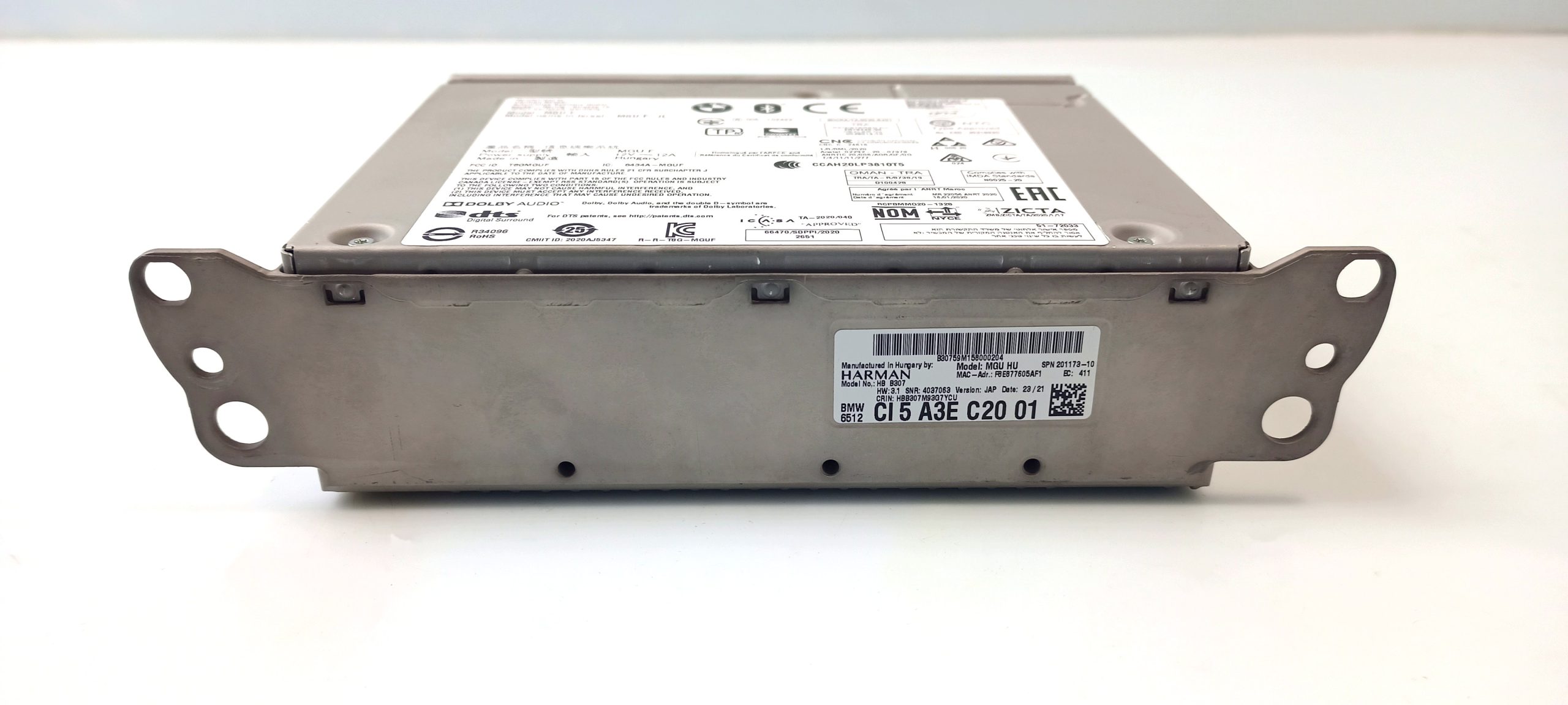 BMW 5 (G30 / G31) Head unit multimedia control BMW M5 Head unit multimedia control OEM 65125A3...