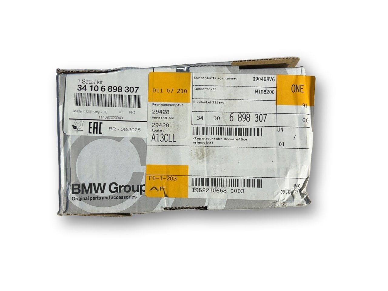 BMW X1 (F48) Brake pads (front) BMW X1 Brake pads (front) OEM 34106876245

Part...