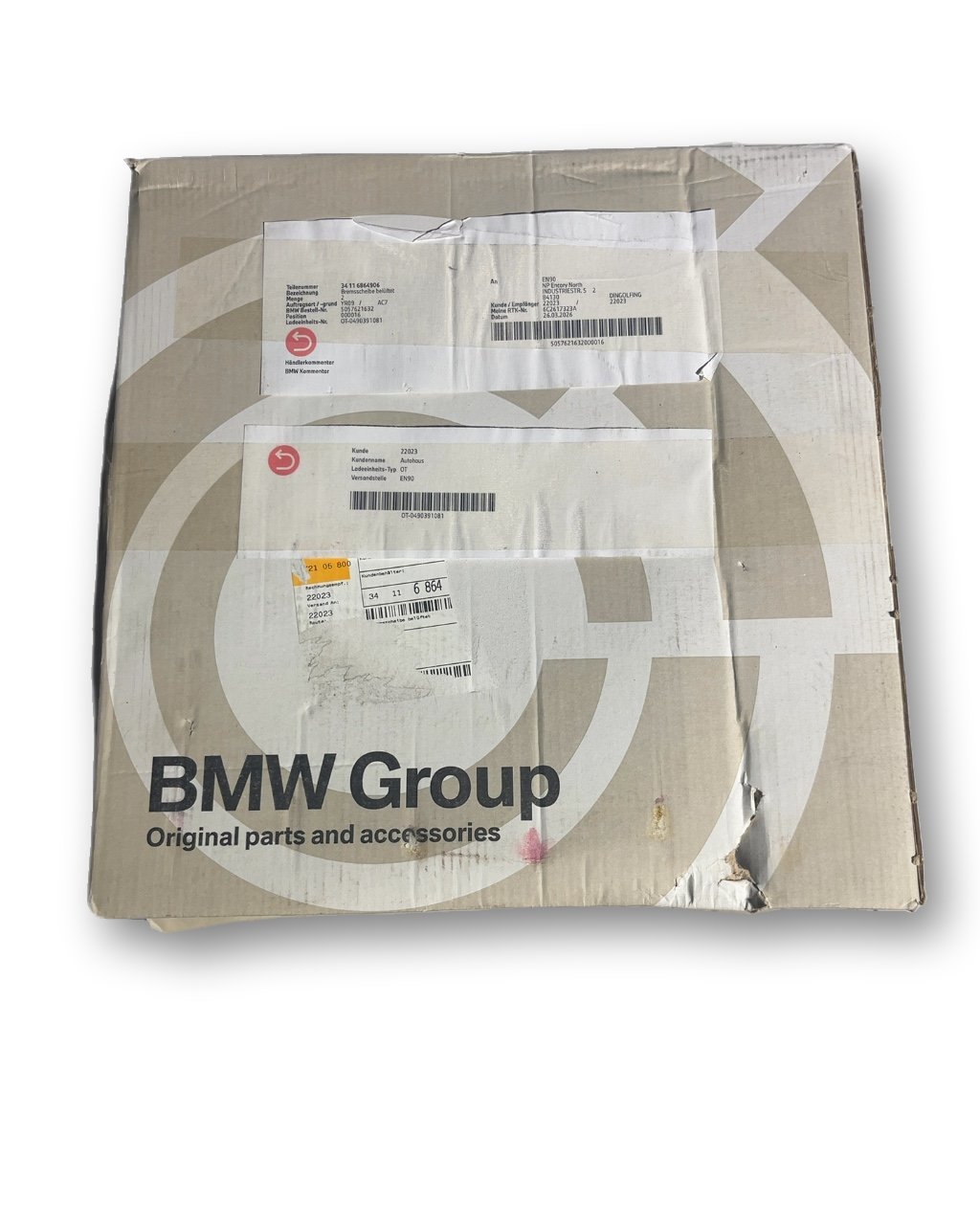 BMW 5 (E60 / E61) Front brake disc BMW 5 SERIES Front brake disc OEM 34116753221

...