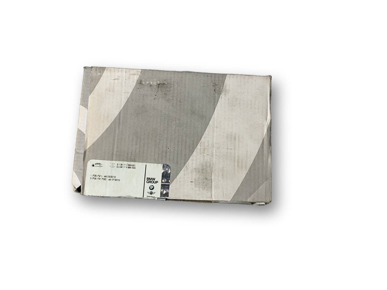 BMW 3 (F30 / F31) Brake pads (front) BMW 3 SERIES Brake pads (front) OEM 34116857968...