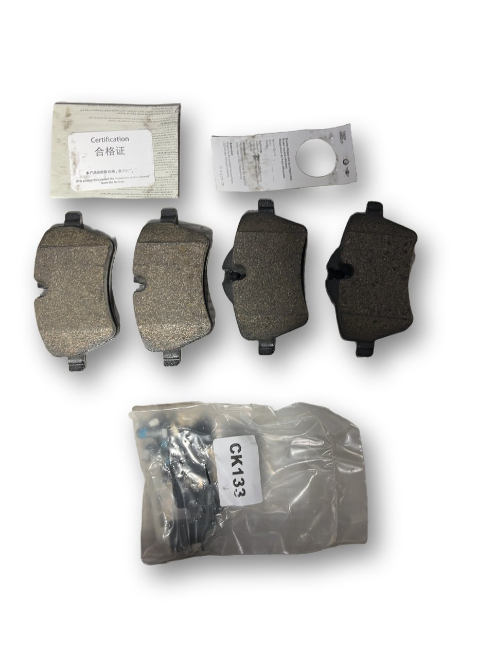 BMW 6 GT (G32) Brake pads (front) BMW MINI Countryman R60, MINI Paceman R61 Brake...