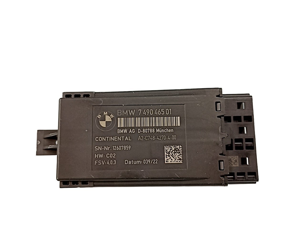 BMW 3 (G20 / G21) Seat Control Module BMW 3 SERIES Seat Control Module OEM 6135747648...