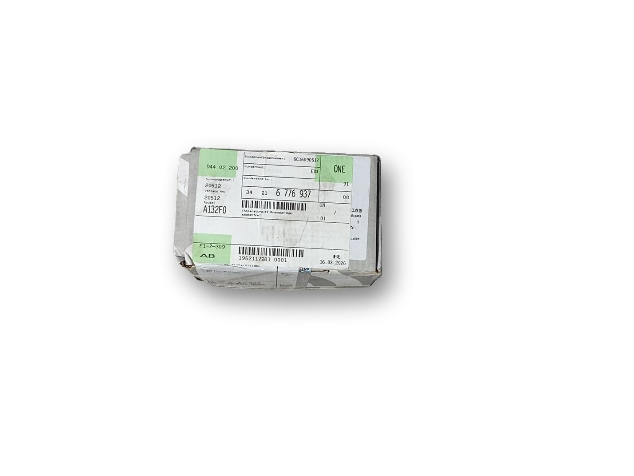 BMW X5 (E70) Brake pads (rear) BMW X5 Brake pads (rear) OEM 34216776937

Part ...
