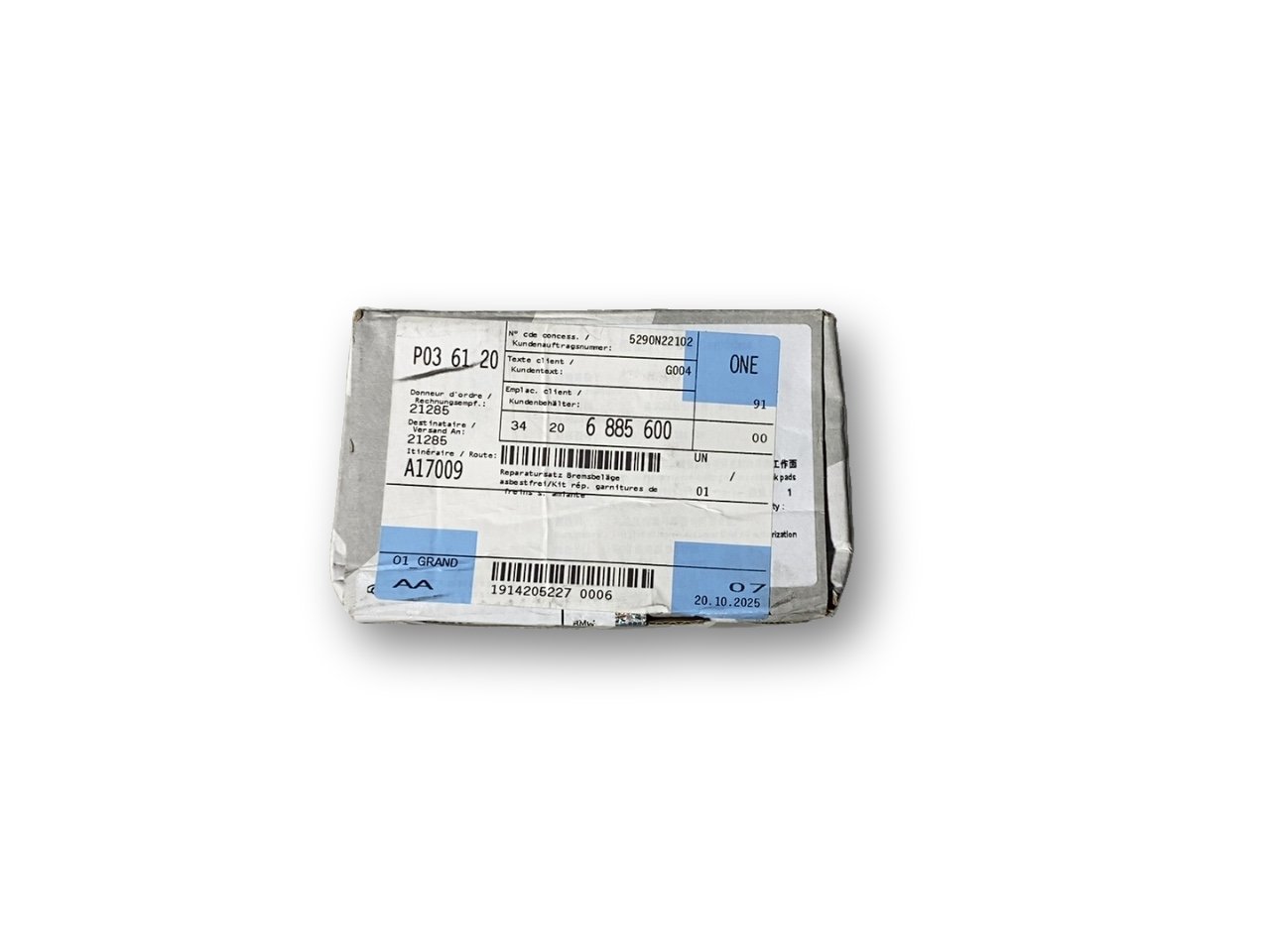 BMW X2 (U10) Brake pads (rear) BMW X2 Brake pads (rear) OEM 34206885600

Part ...