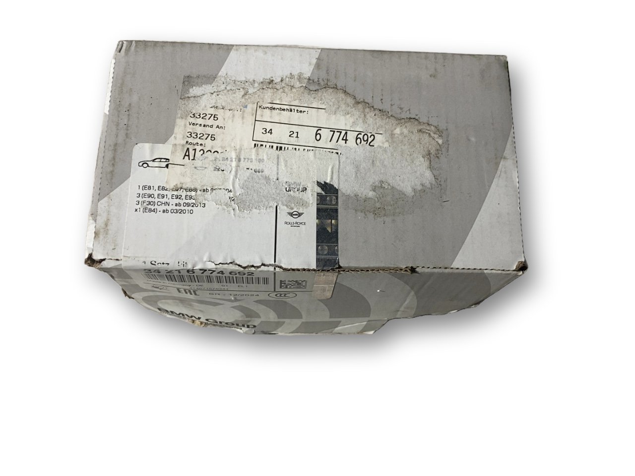 BMW 3 (E90 / E91 / E92 / E93) Brake pads (rear) BMW 3 SERIES Brake pads (rear) OEM 34216767150
...
