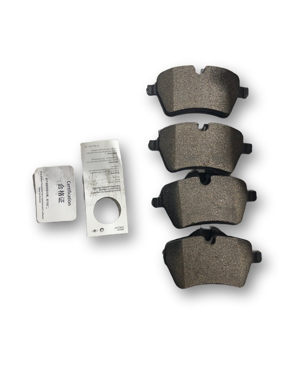 BMW 6 GT (G32) Brake pads (front) BMW MINI Countryman R60, MINI Paceman R61 Brake...