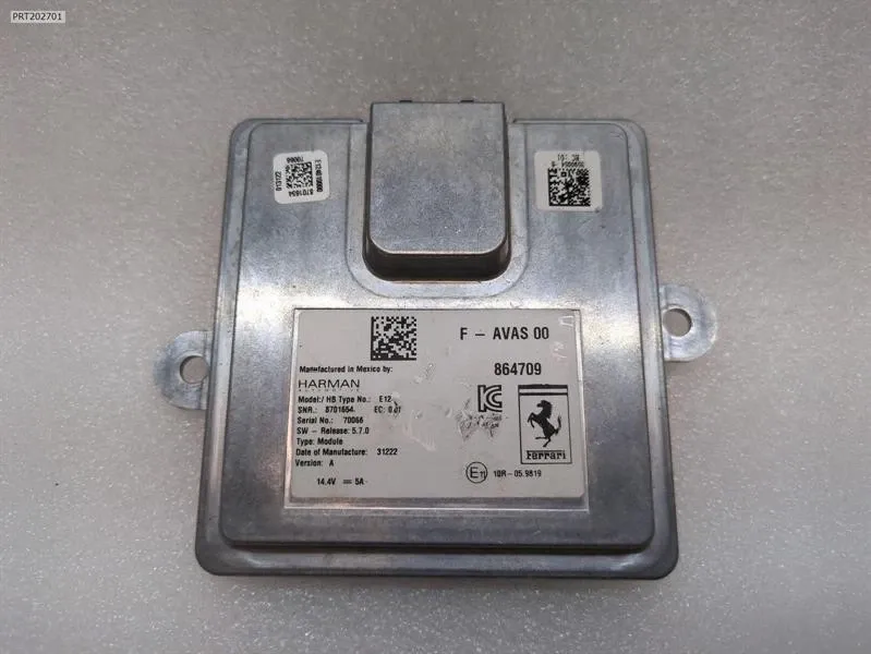 Electronic module Brand/Model: FERRARI SF90
Year: 2023
Engine: 39...