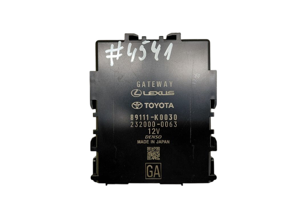 Toyota Yaris Central gateway module Toyota Yaris Central gateway module 89111K0030
...