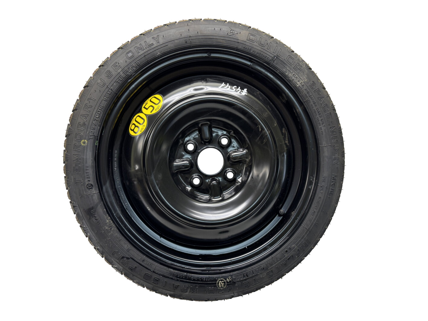Toyota Yaris Spare wheel Toyota Yaris Spare wheel 42611-52400

Part code...